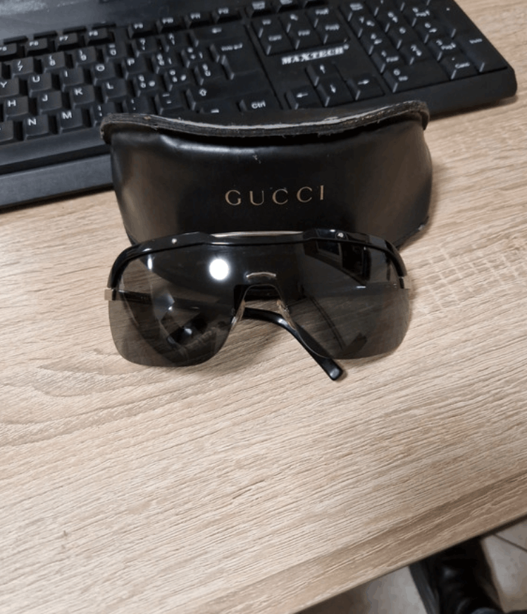 Gucci Gucci Sunglasses Logo GG Shield Square Mask Vintage EX0262 Size ONE SIZE - 1 Thumbnail