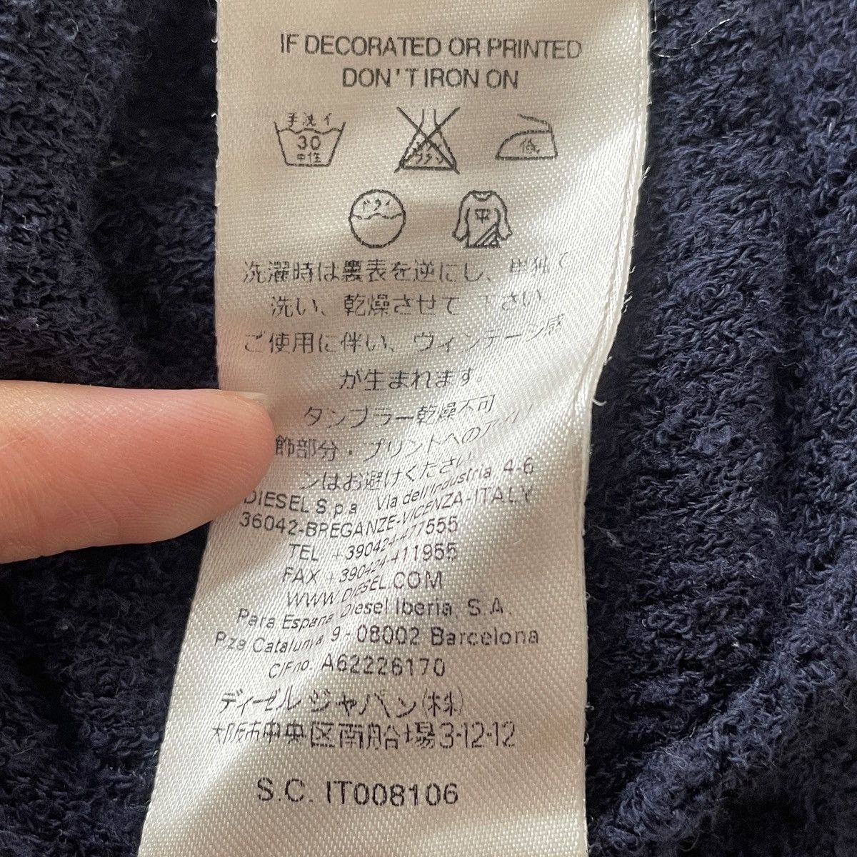 Diesel × Vintage Vintage Brand Diesel Wool Knitwear 1990s Size US M / EU 48-50 / 2 - 10 Thumbnail