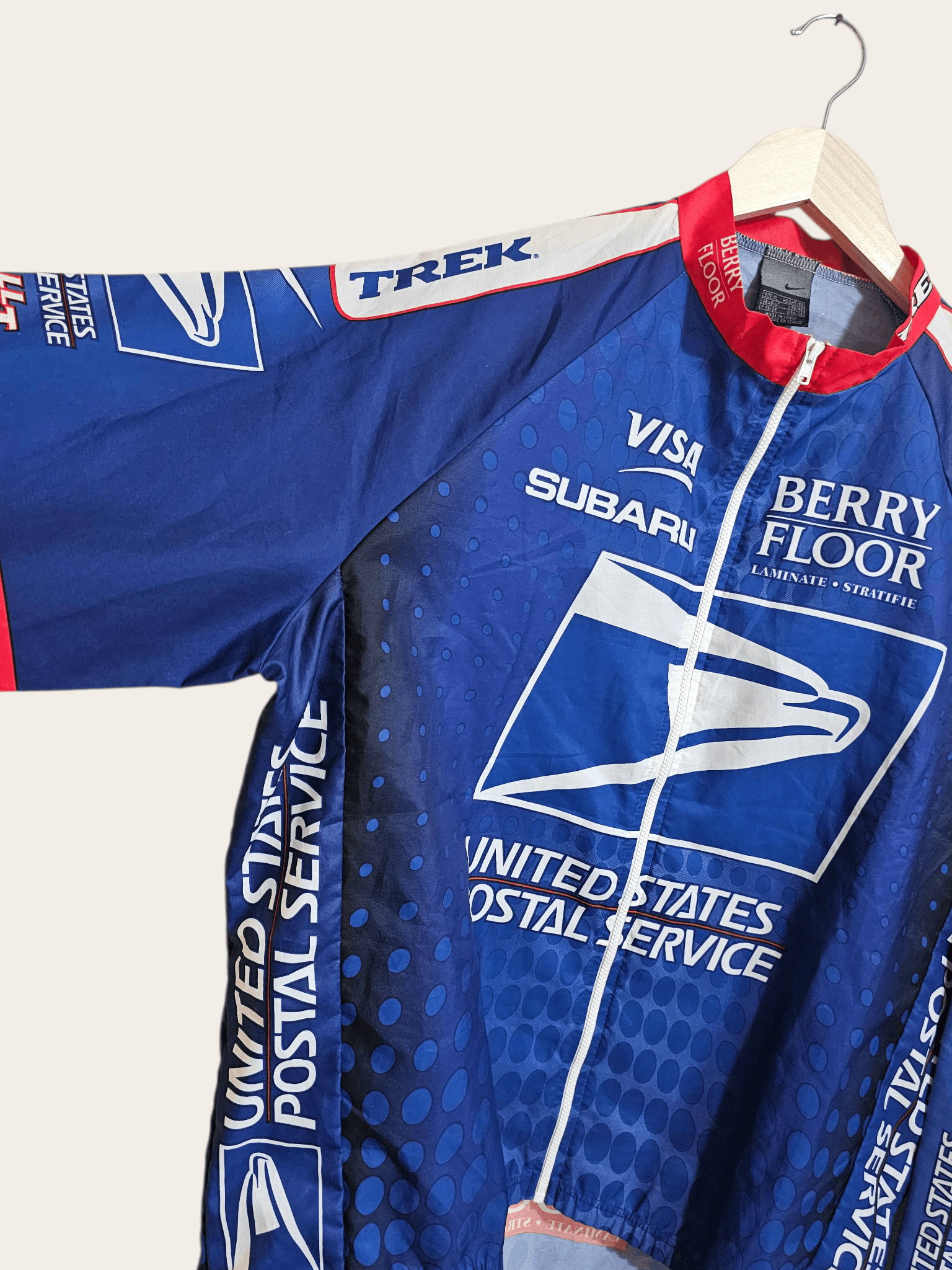 Nike Nike Cycling Jacket USPS Visa Subaru Size US XL / EU 56 / 4 - 4 Thumbnail