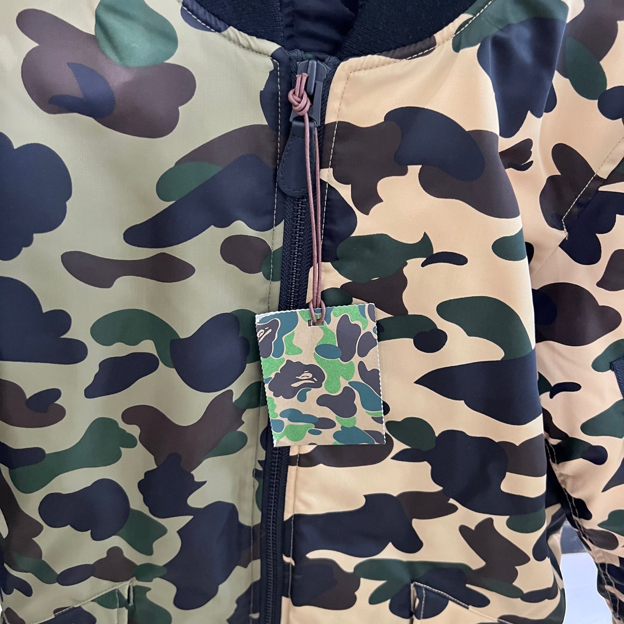 Bape BAPE 1st Camo Half MA-1 Split Bomber Jacket Size US M / EU 48-50 / 2 - 3 Thumbnail