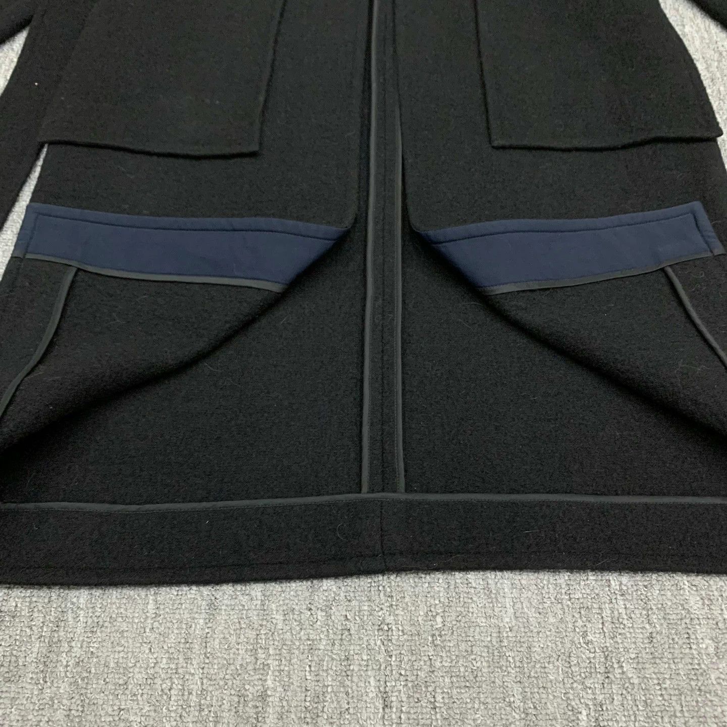 Celine Celine black wool long coat Size US S / EU 44-46 / 1 - 6 Thumbnail