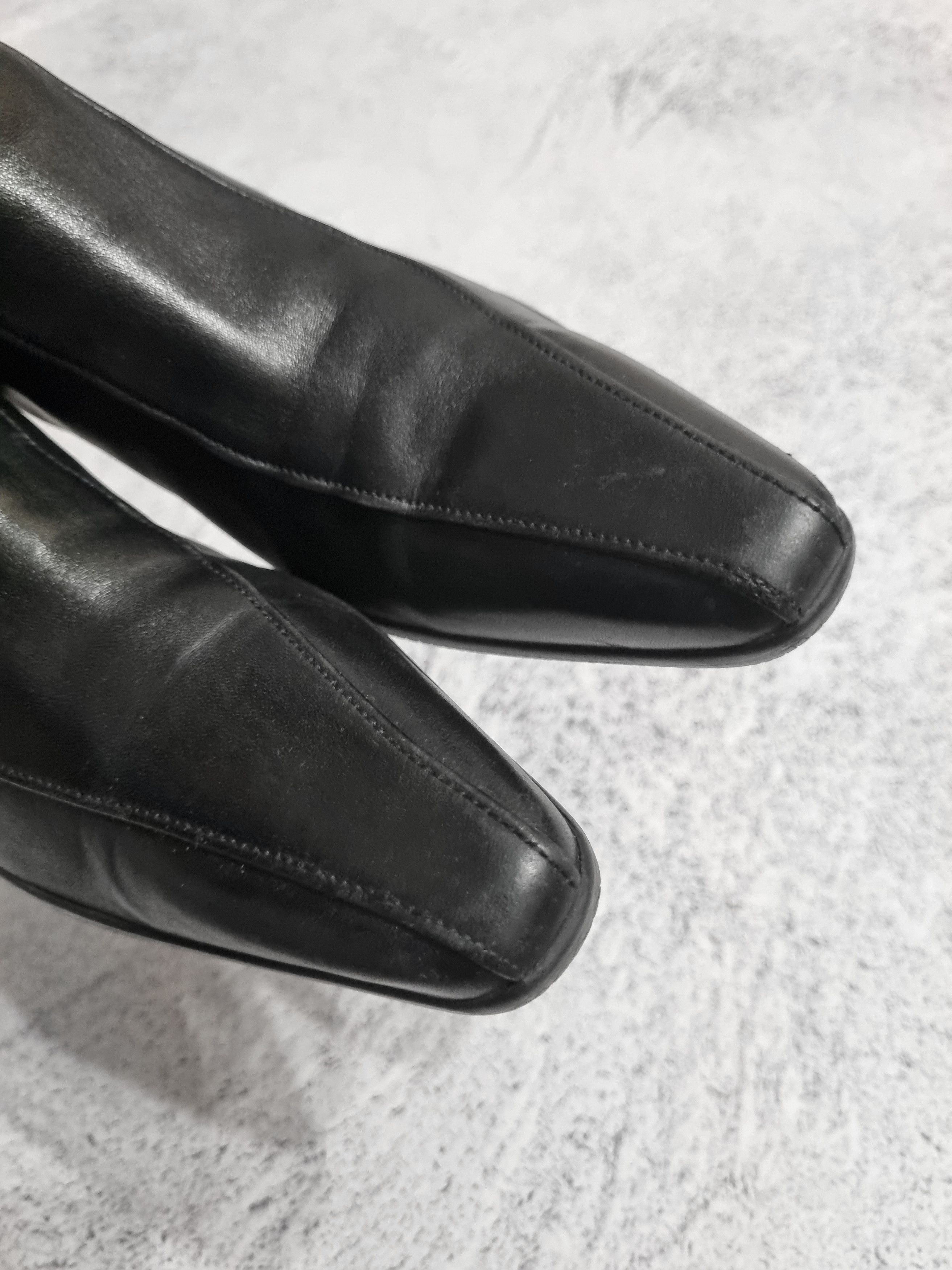Prada Vintage Prada Leather Black Ankle Boots Size US 9 / IT 39 - 8 Thumbnail
