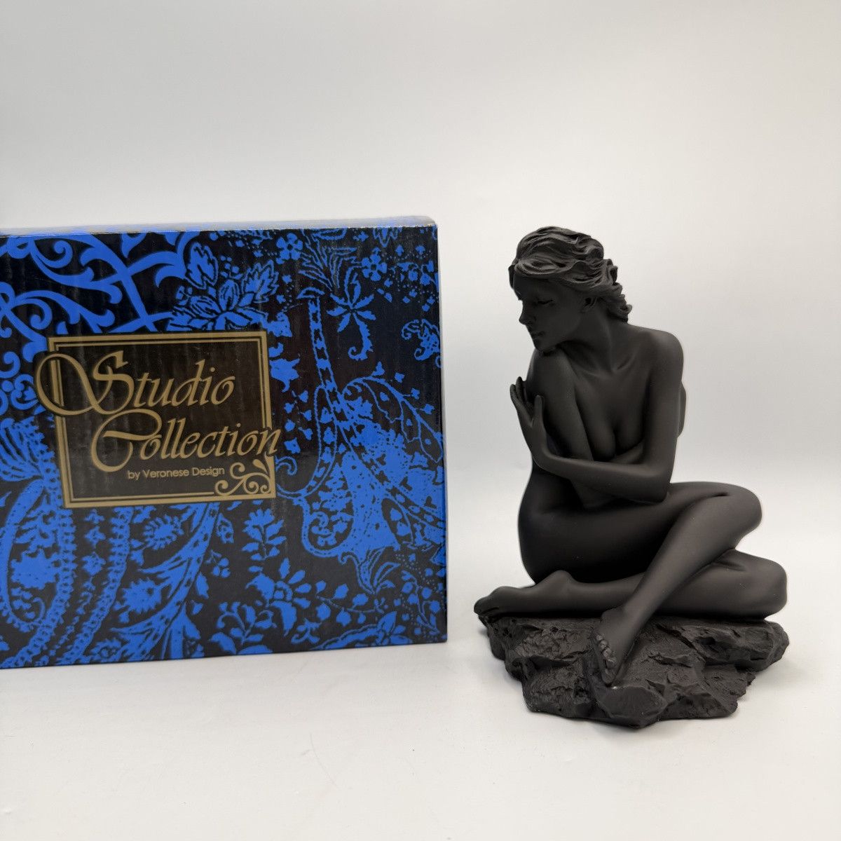Other Vintage Polystone Reclining Black Lady Figurine Sculpture Size ONE SIZE - 6 Thumbnail