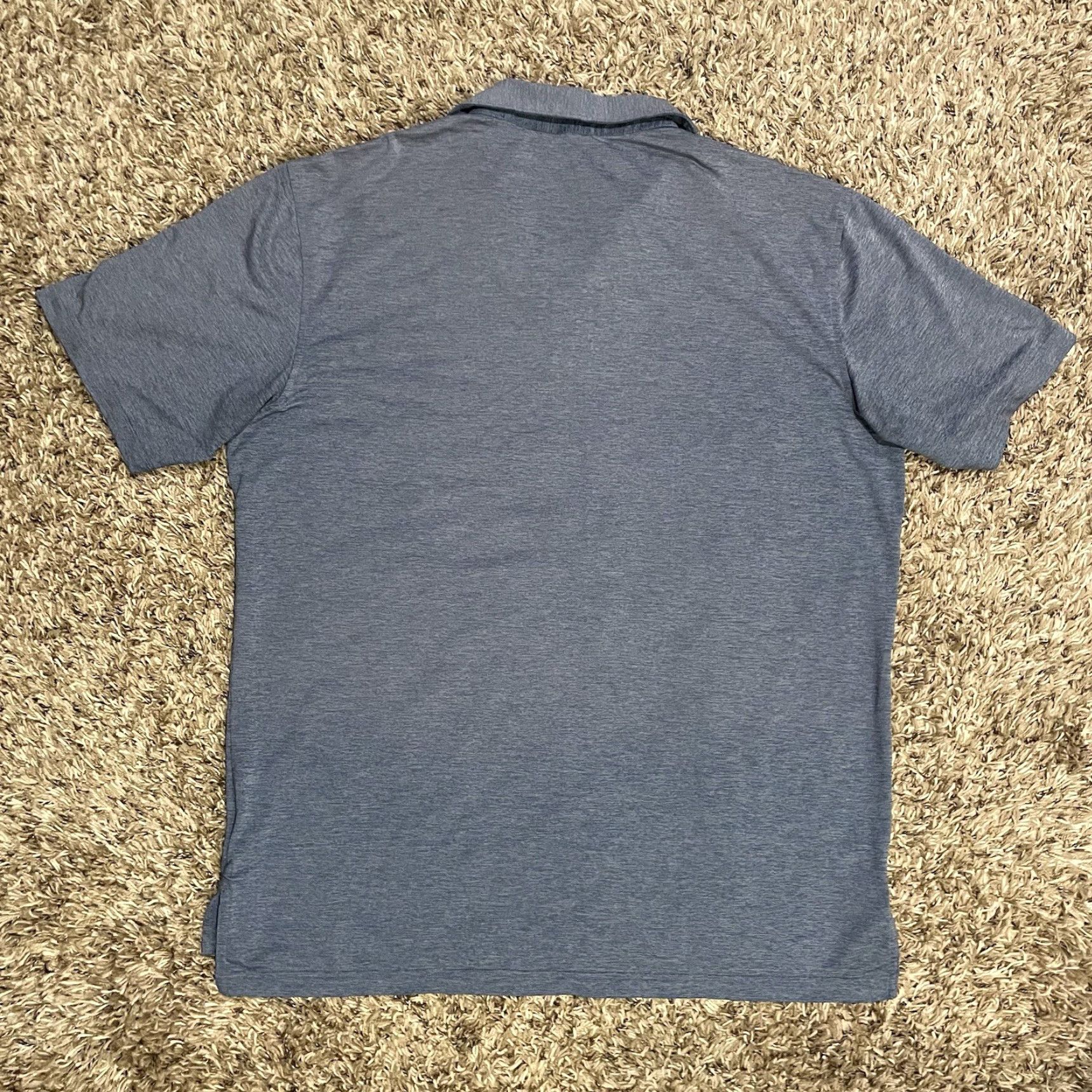 Peter Millar Peter Millar Polo Mens Large Blue Heathered Golf Summer Comfort Ravenna Shirt Mens Size US L / EU 52-54 / 3 - 2 Thumbnail