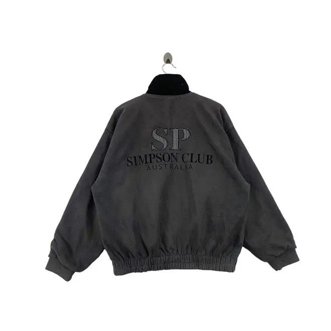 Vintage Vtg SIMPSON CLUB AUSTRALIA Embroidered Fleece Sherpa Size M / US 6-8 / IT 42-44 - 4 Thumbnail