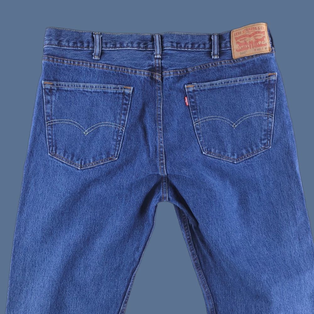 Levi's Levi's Jeans Mens 40x30 Blue 505 Straight Denim Pants Cotton 100% Size US 40 / EU 56 - 1 Thumbnail