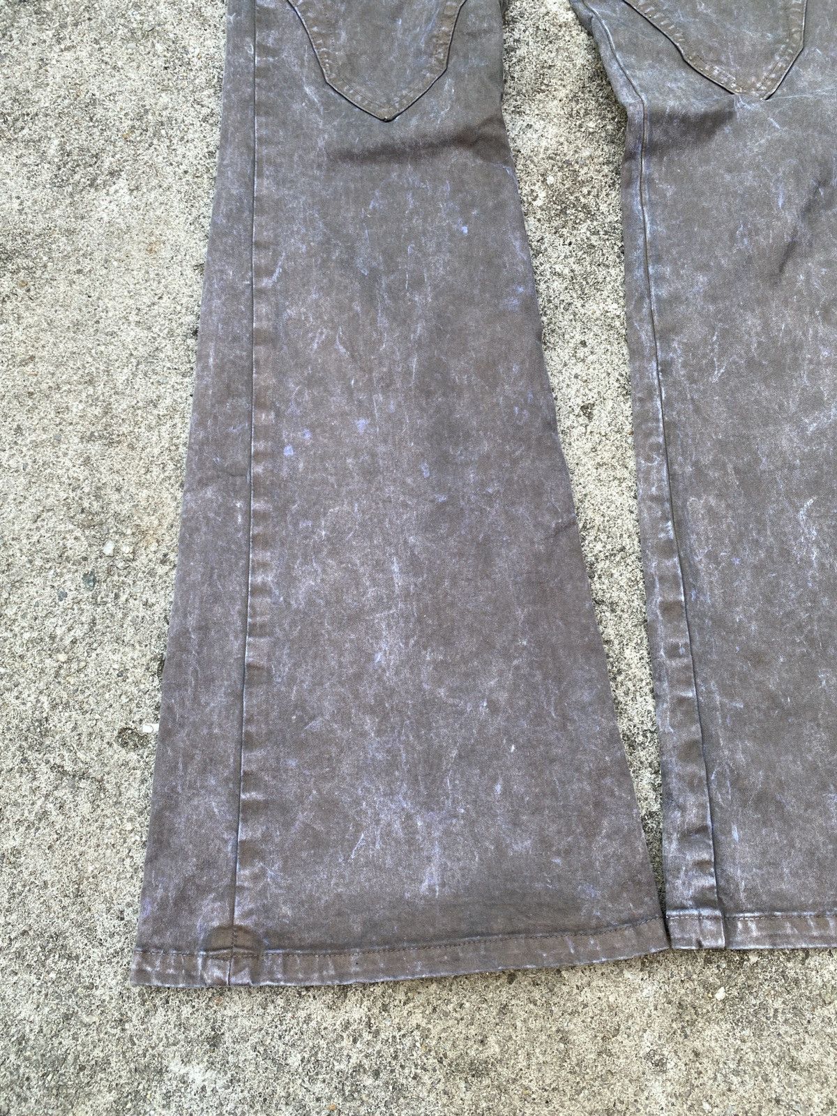 Japanese Brand Semantics Design Japan Faded Waxed Flare Pant Size US 31 - 6 Thumbnail