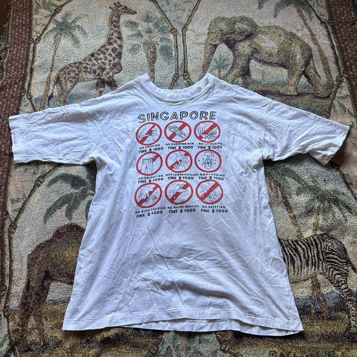 Vintage True vintage Singapore fine tee Size US S / EU 44-46 / 1 - 2 Thumbnail
