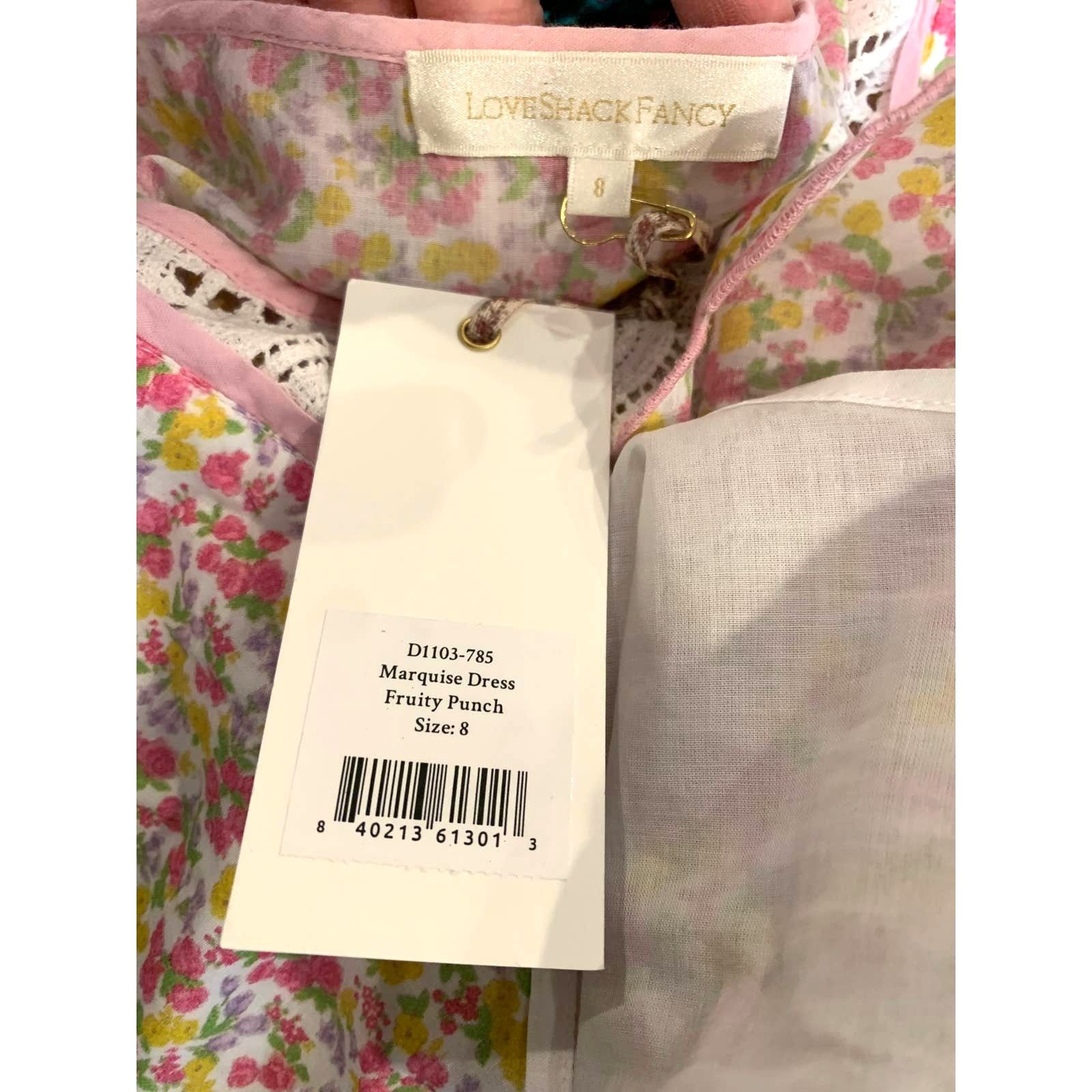 LoveShackFancy LOVESHACKFANCY Marquise Cotton Mini Dress (8) NWT Size M / US 6-8 / IT 42-44 - 9 Thumbnail