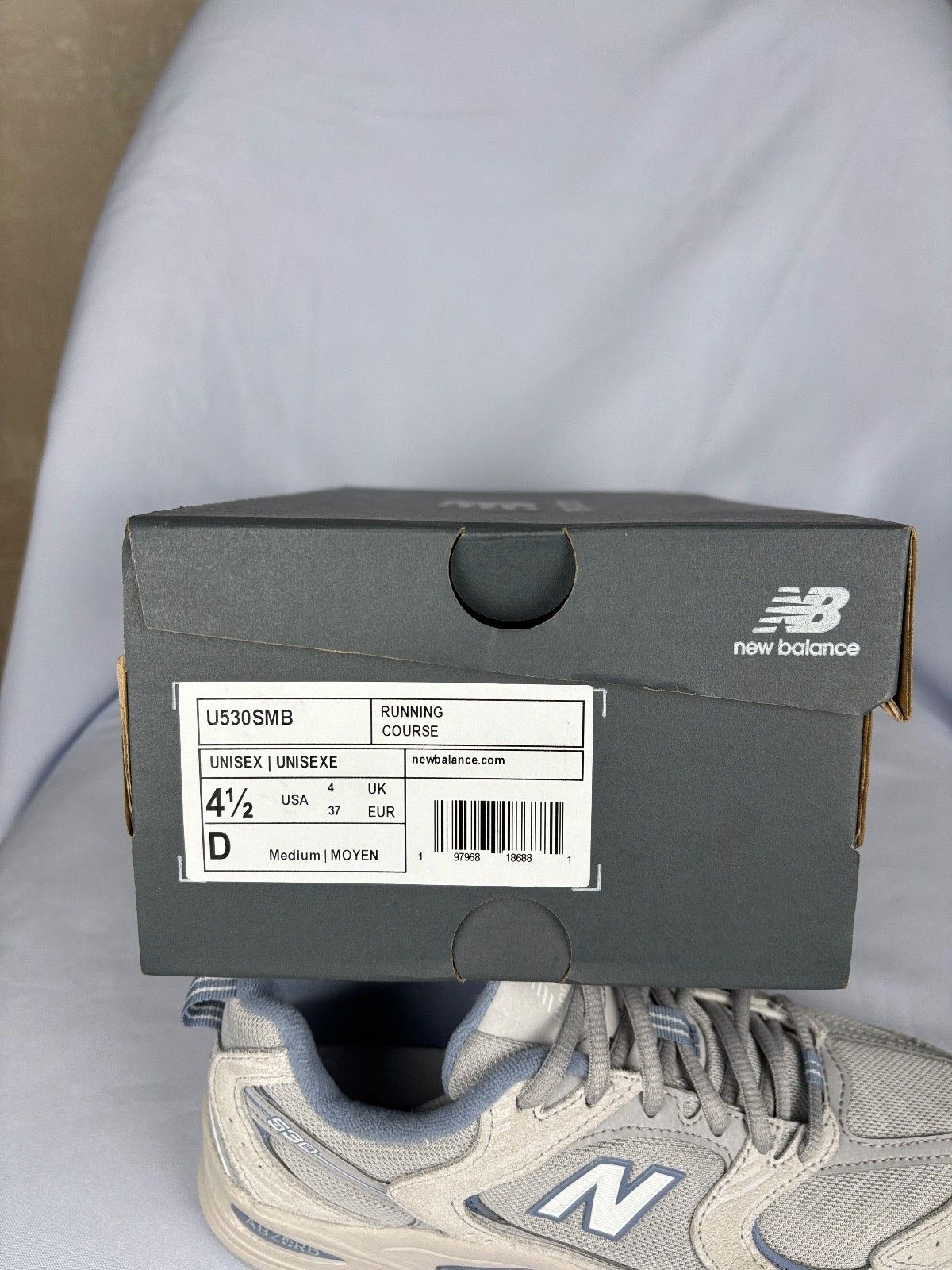 New Balance New Balance 530 Grey Matter Sea Blue Shoes US 6 UK 4 EU 37 Size US 6 / IT 36 - 9 Thumbnail
