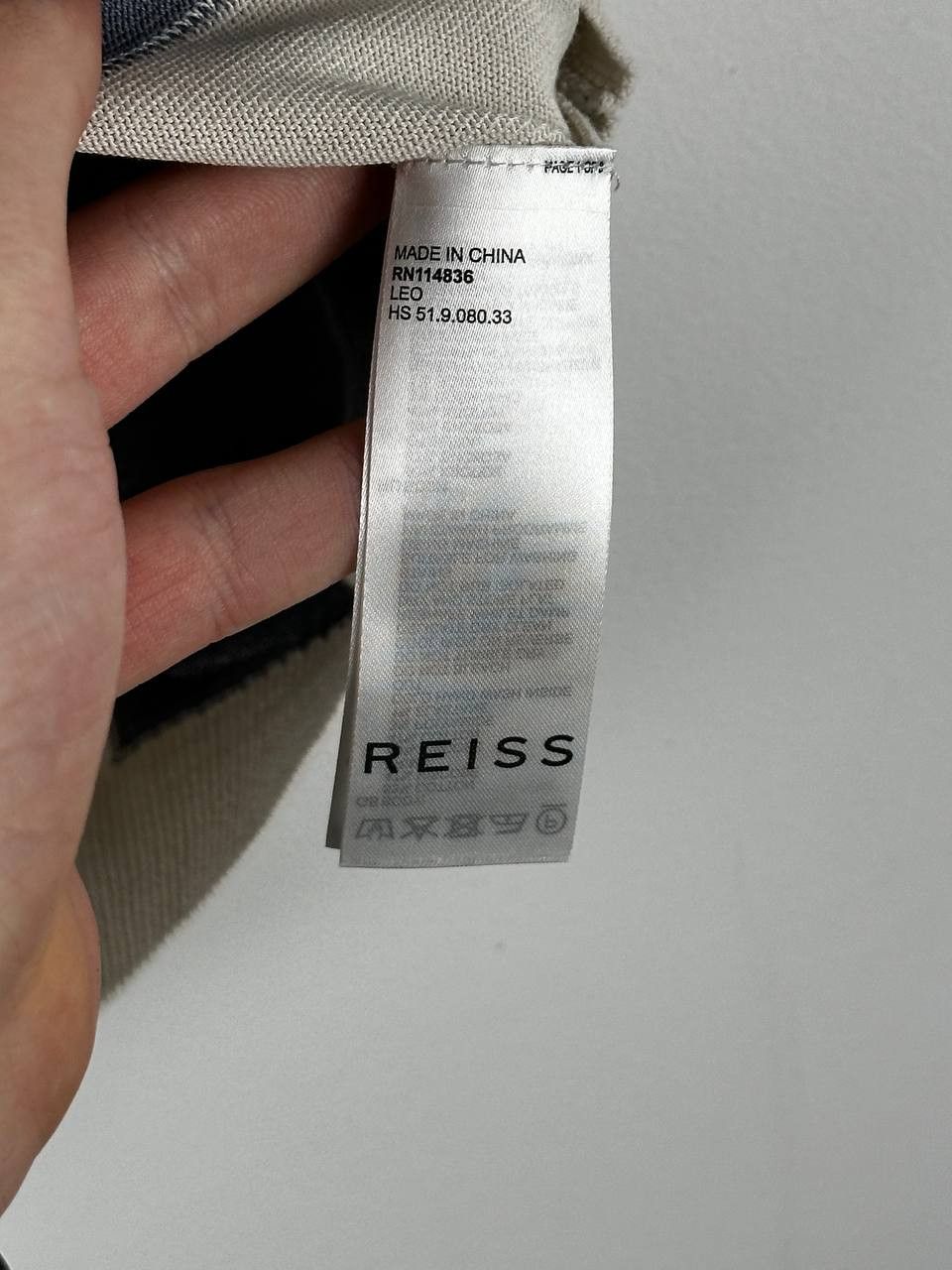 Reiss Reiss Knitted Stripped Zip Polo Summer Size S Size US S / EU 44-46 / 1 - 10 Thumbnail