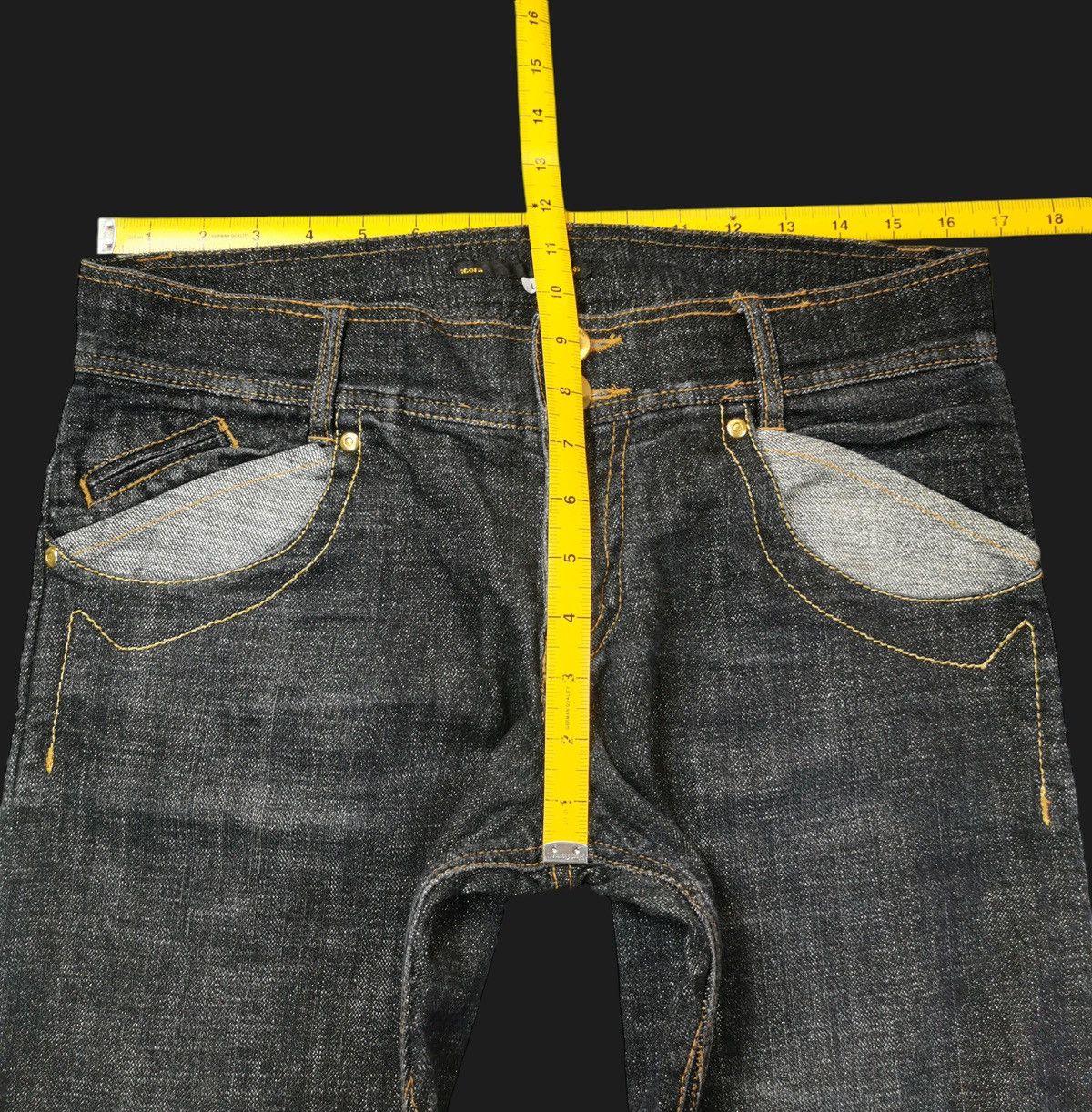 If Six Was Nine × Japanese Brand Icom Jeans Size US 33 - 7 Thumbnail