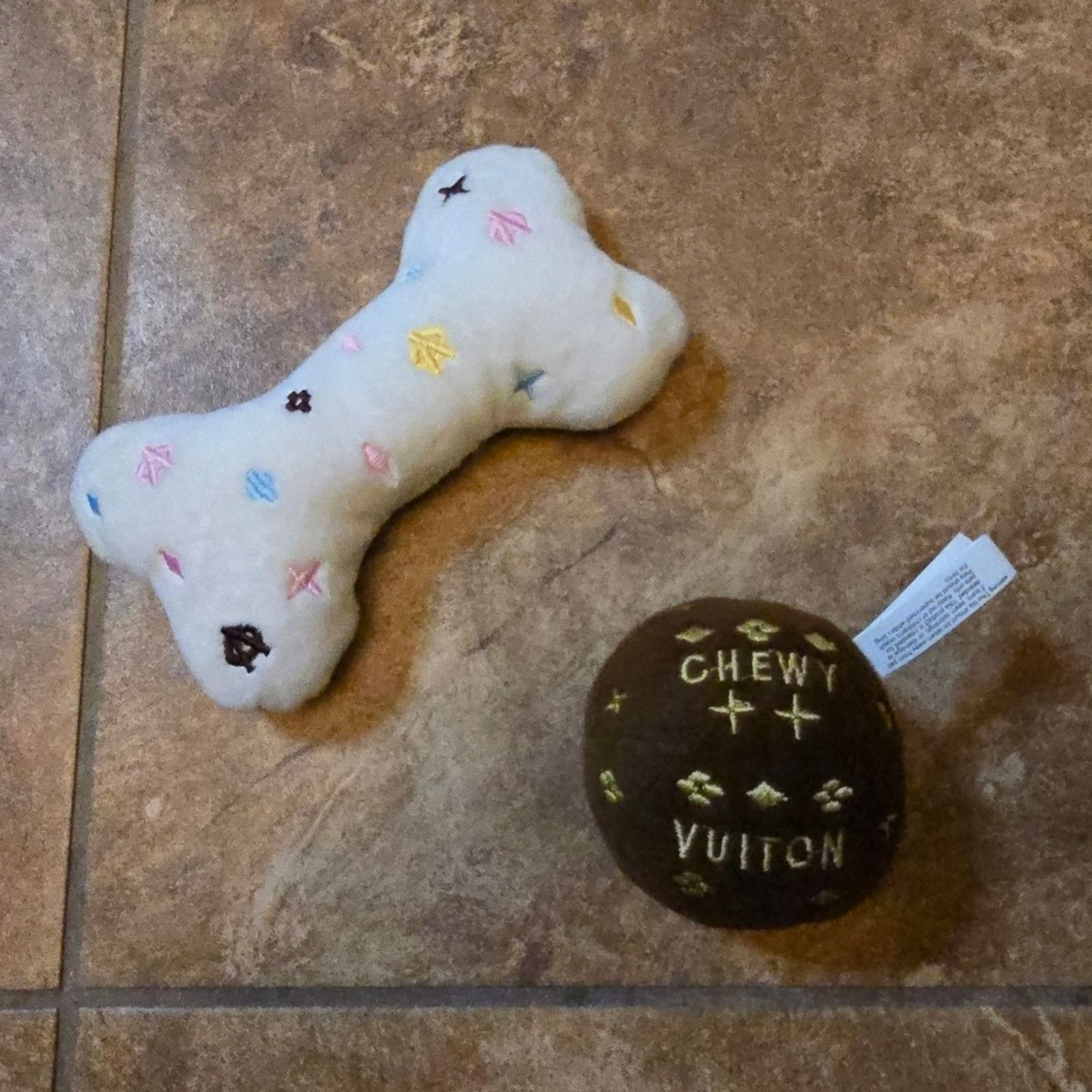 Other Chewy Vuiton Collection Dog Toy 2 Bundle Size ONE SIZE - 2 Thumbnail
