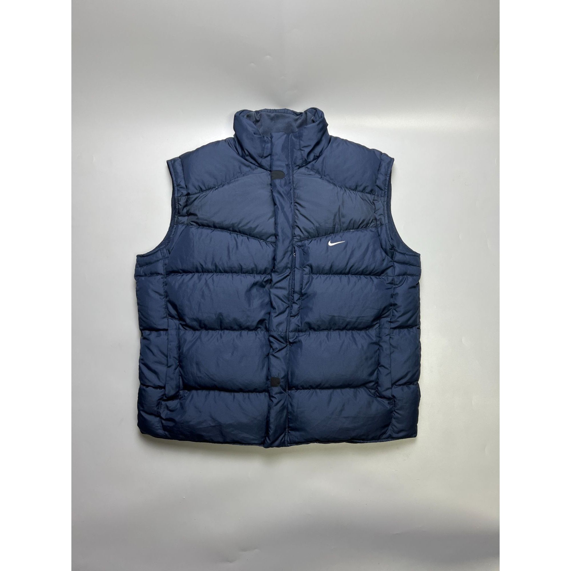 Nike Vintage Nike Mini Logo Puffer Down Vest (YG011) Size US XL / EU 56 / 4 - 1 Thumbnail