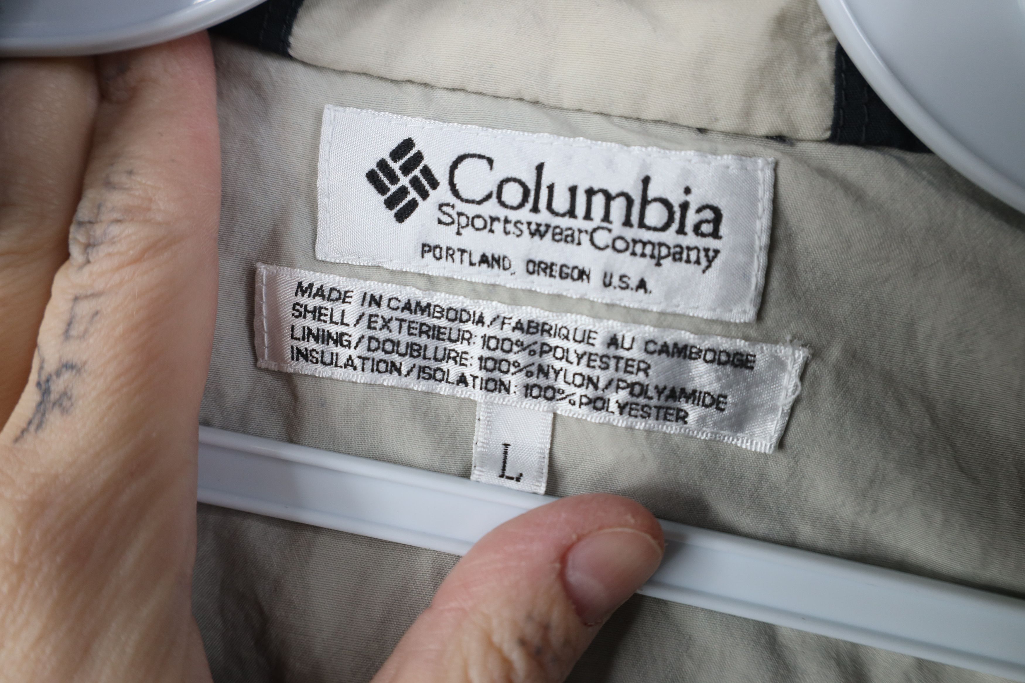 Columbia Vintage 90s Columbia Block Tearaway Windbreaker Vest Jacket Size US L / EU 52-54 / 3 - 7 Thumbnail