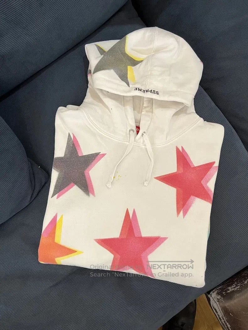 Supreme supreme gonz stars hooded sweatshirt white. Size US M / EU 48-50 / 2 - 7 Thumbnail