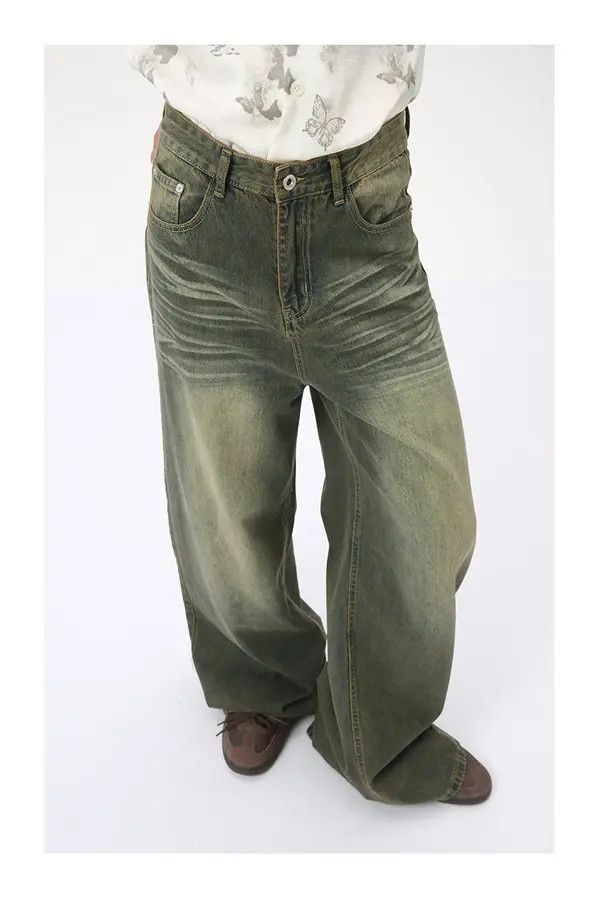 Jean Matsumaru x Kon Baggy Wide Leg Denim Jeans Size US 33 - 5 Thumbnail