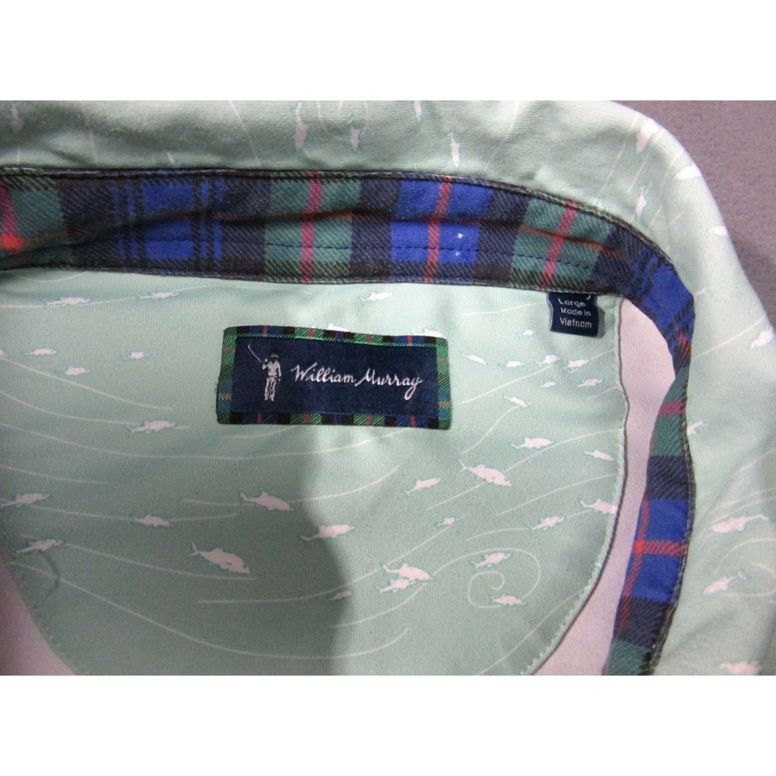 Vintage William Murray Golf Shirt Mens Large Green Polo Performance TPC Las Vegas Stitch Size US L / EU 52-54 / 3 - 6 Thumbnail