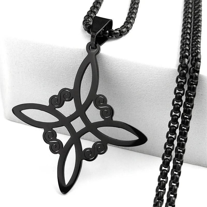 Jewelry Witch's Irish Knot Pendant Charms Necklace Emblem Size ONE SIZE - 3 Thumbnail