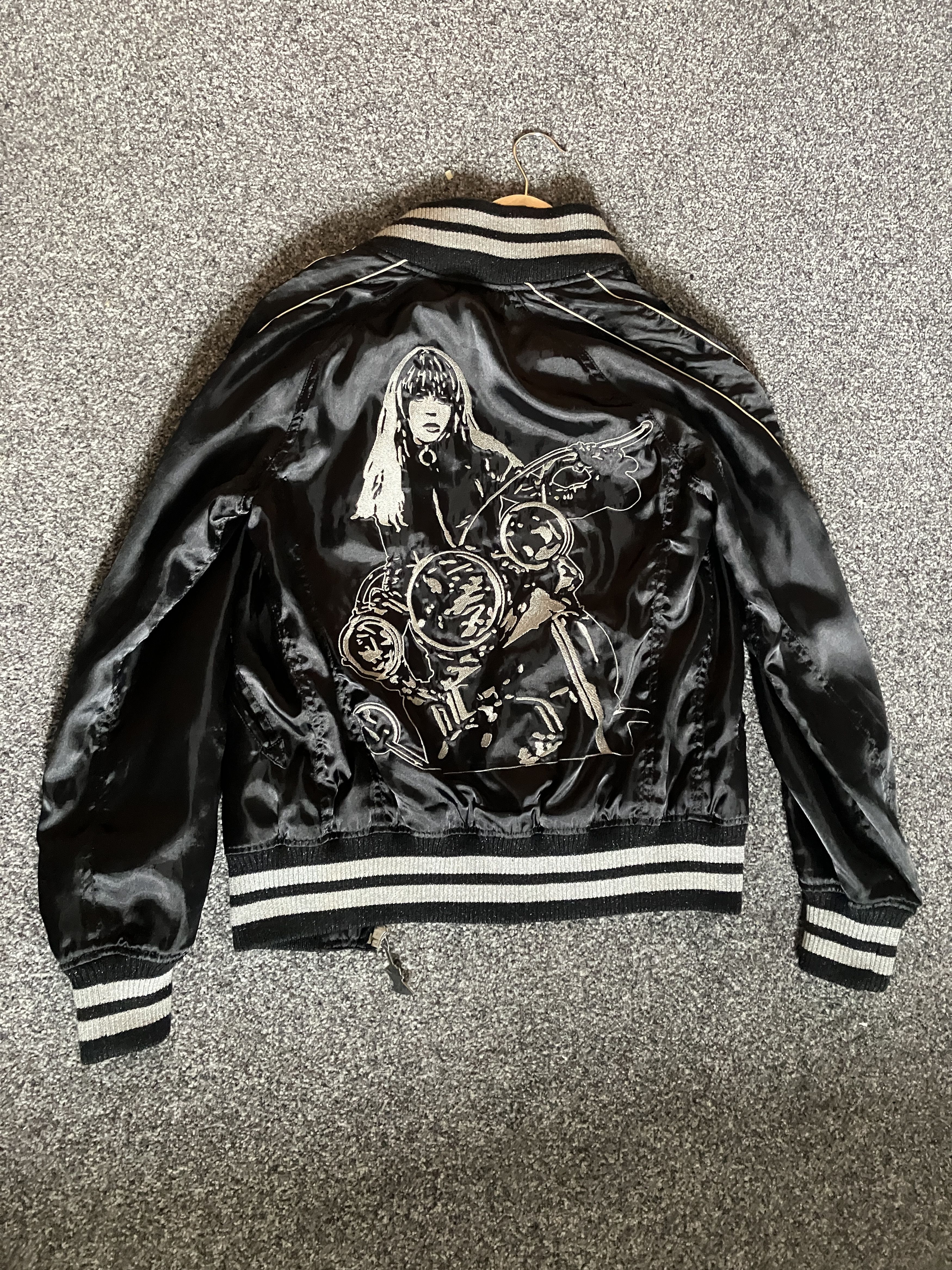Hysteric Glamour Hysteric Glamour Biker Girl Sukajan Souvenir Jacket Size US S / EU 44-46 / 1 - 1 Thumbnail