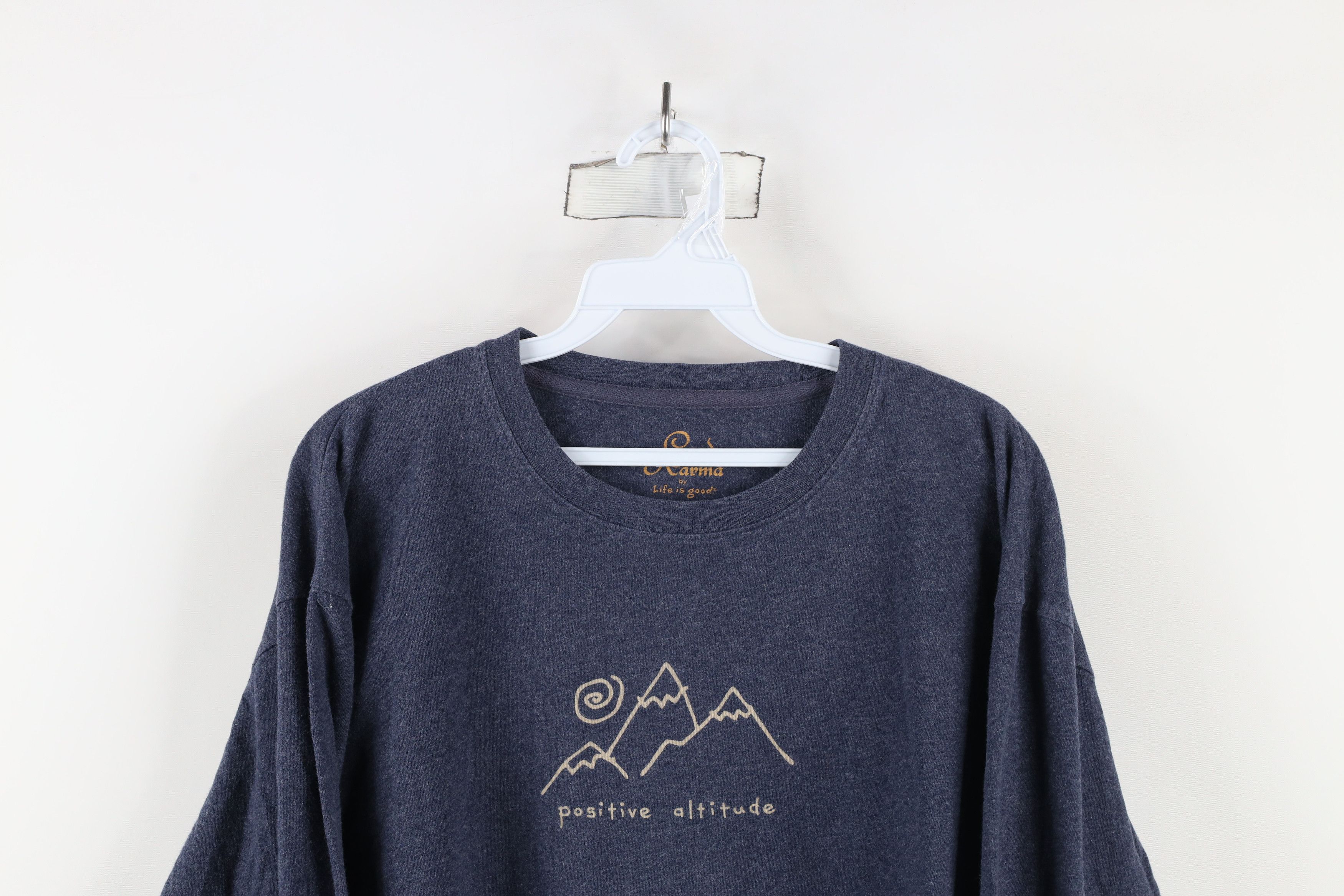 Life is Good × Vintage Good Karma Life Is Good Mountain Long Sleeve T-Shirt Size US L / EU 52-54 / 3 - 2 Thumbnail