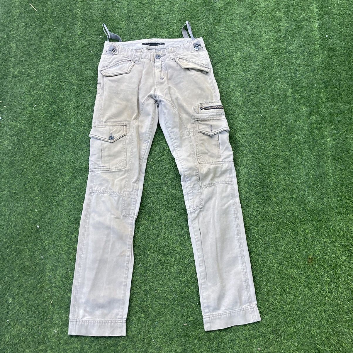 If Six Was Nine × Issey Miyake × Tete Homme DISTRESSED ISSEY MIYAKE TETE HOMME CARGO PANTS Size US 31 - 1 Thumbnail