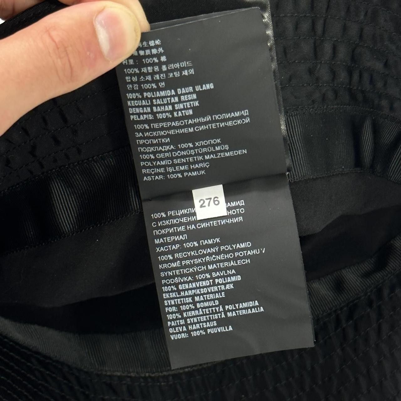 Prada Prada Milano 2020 Re-Nylon Rubber Logo Bucket Hat - S/M Size ONE SIZE - 7 Thumbnail