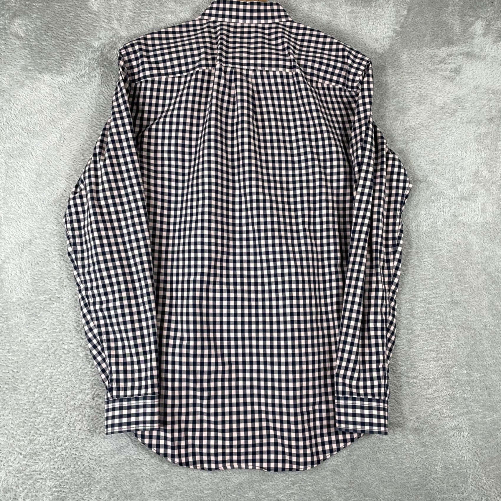 Frank And Oak Frank And Oak Button Down Shirt Mens Small Pink Gingham Checkered Cotton Casual Size US S / EU 44-46 / 1 - 2 Thumbnail