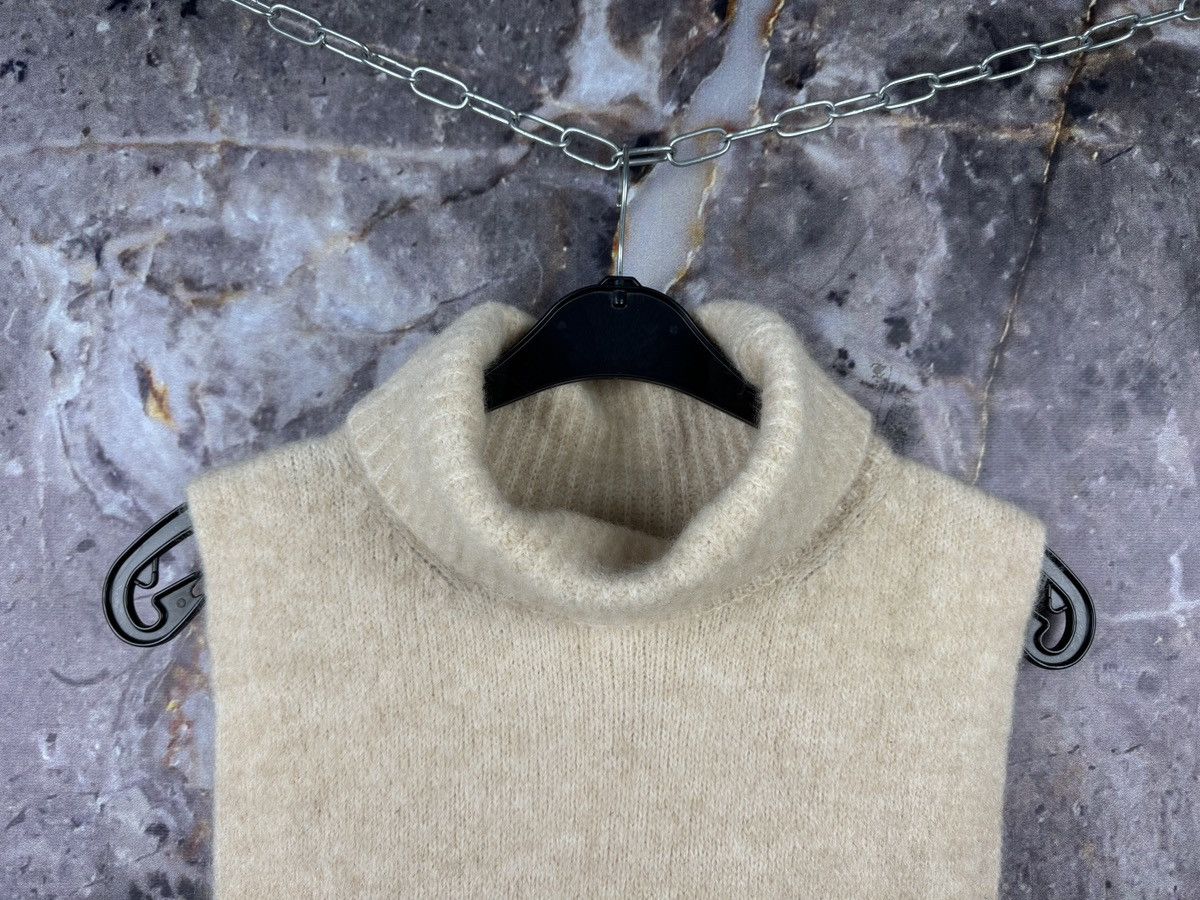 Bellerose Bellerose Womens Cream Sleeveless Turtleneck Vest Size S / US 4 / IT 40 - 2 Thumbnail