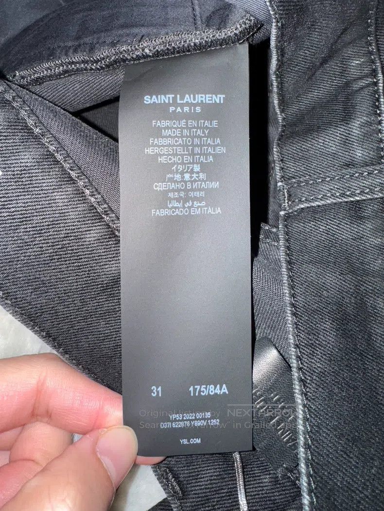 Saint Laurent Paris Saint Laurent Paris Glue Jeans Size US 31 - 5 Thumbnail