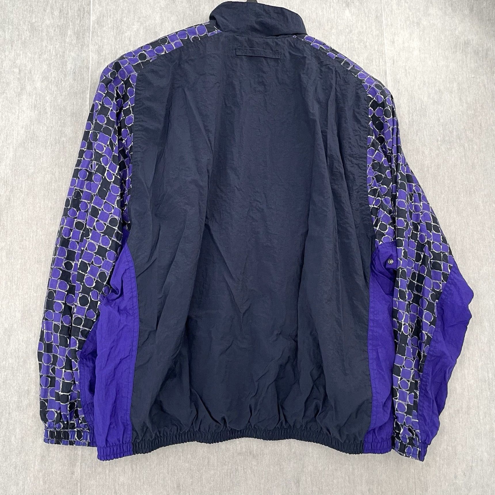 Nike VINTAGE Nike Jacket Womens Medium Purple Full Zip Lined Windbreaker Ladies 10-12 Size M / US 6-8 / IT 42-44 - 2 Thumbnail