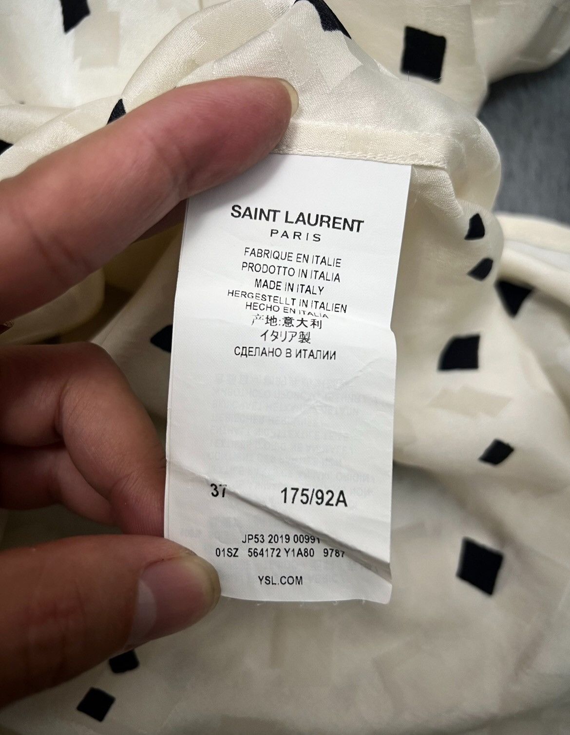 Saint Laurent Paris × Yves Saint Laurent Saint Laurent size 37 shirts Size US M / EU 48-50 / 2 - 4 Thumbnail