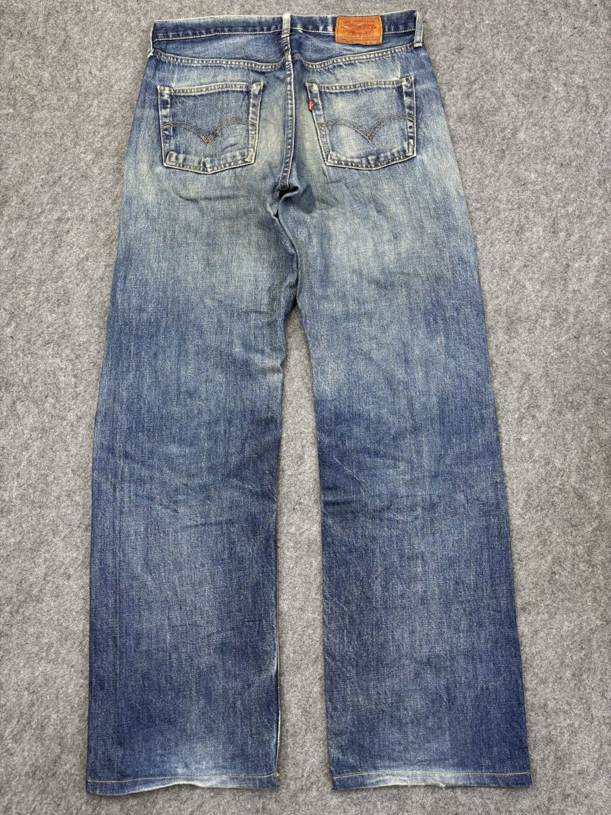 Levi's 💥Thrashed💥90s Levis 503B Big E Selvedge Thrashed Denim Size US 33 - 17 Thumbnail