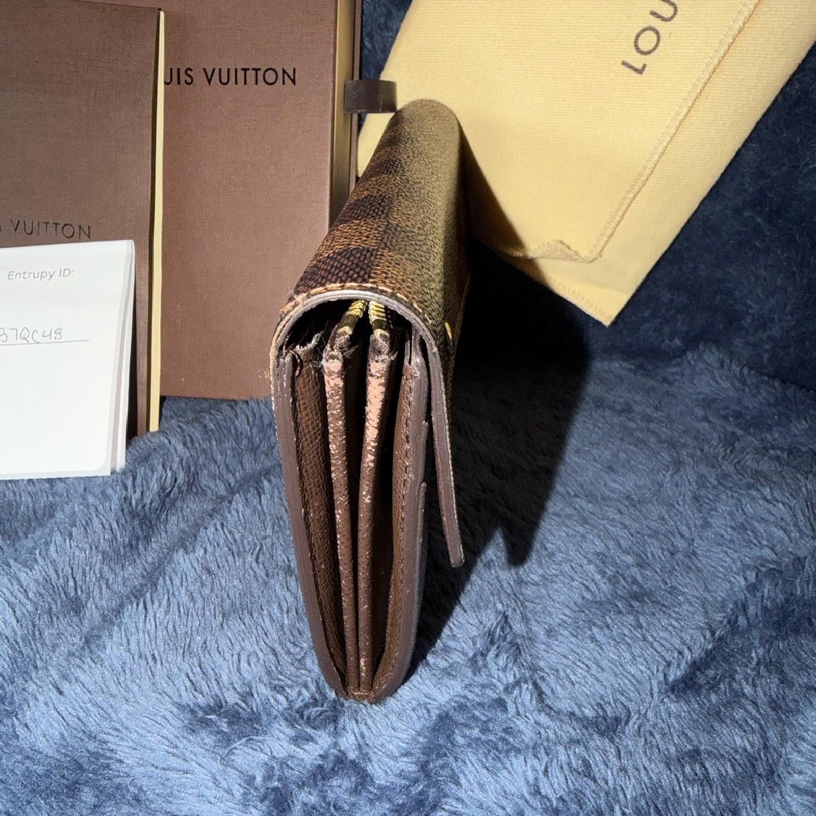 Louis Vuitton Vintage Louis Vuitton Demier Sarah Ebene Leather Wallet Size ONE SIZE - 5 Thumbnail