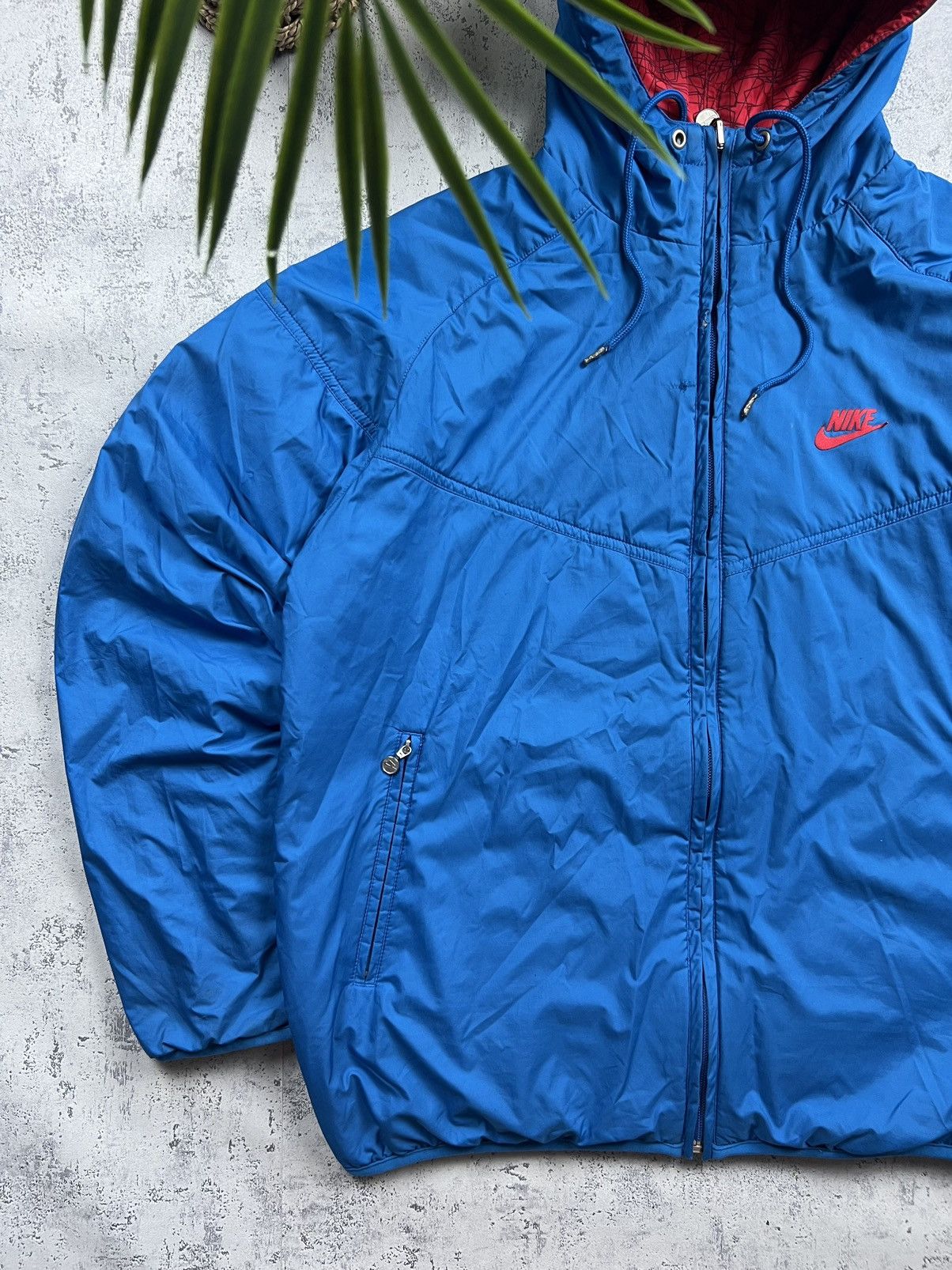 Nike 90s Nike Retro Logo Reversible Vintage Y2K Hooded Jacket Size US M / EU 48-50 / 2 - 9 Thumbnail