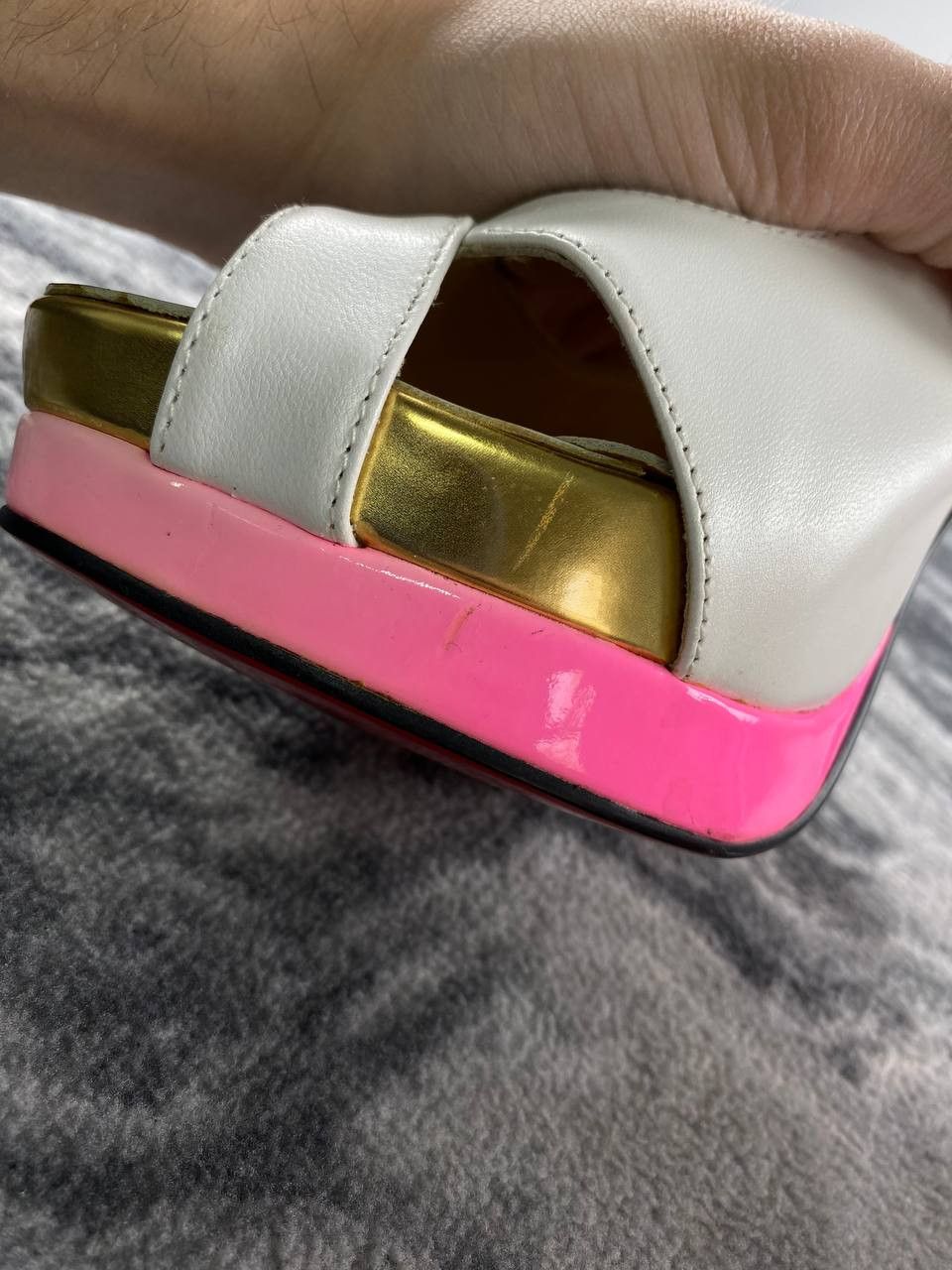 Christian Louboutin Christian Louboutin 140 Nude Leather Slingback Heels Size US 6 / IT 36 - 14 Thumbnail