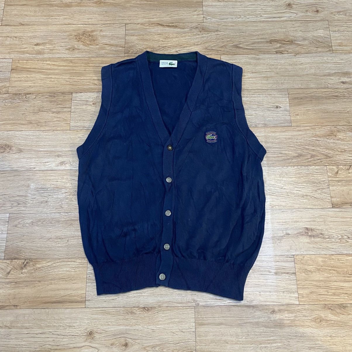 Lacoste 1990s Lacoste Chemise Rare Knitwear Sleeveless Sweater/Vest Size US M / EU 48-50 / 2 - 1 Thumbnail