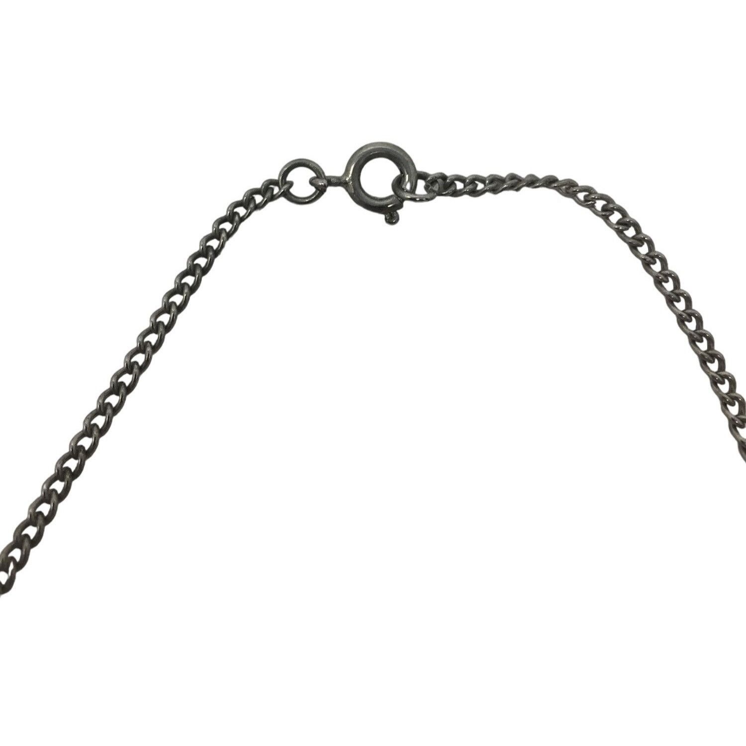 Other Men's Pewter Chain Necklace with A Cross Pendant Size ONE SIZE - 6 Thumbnail