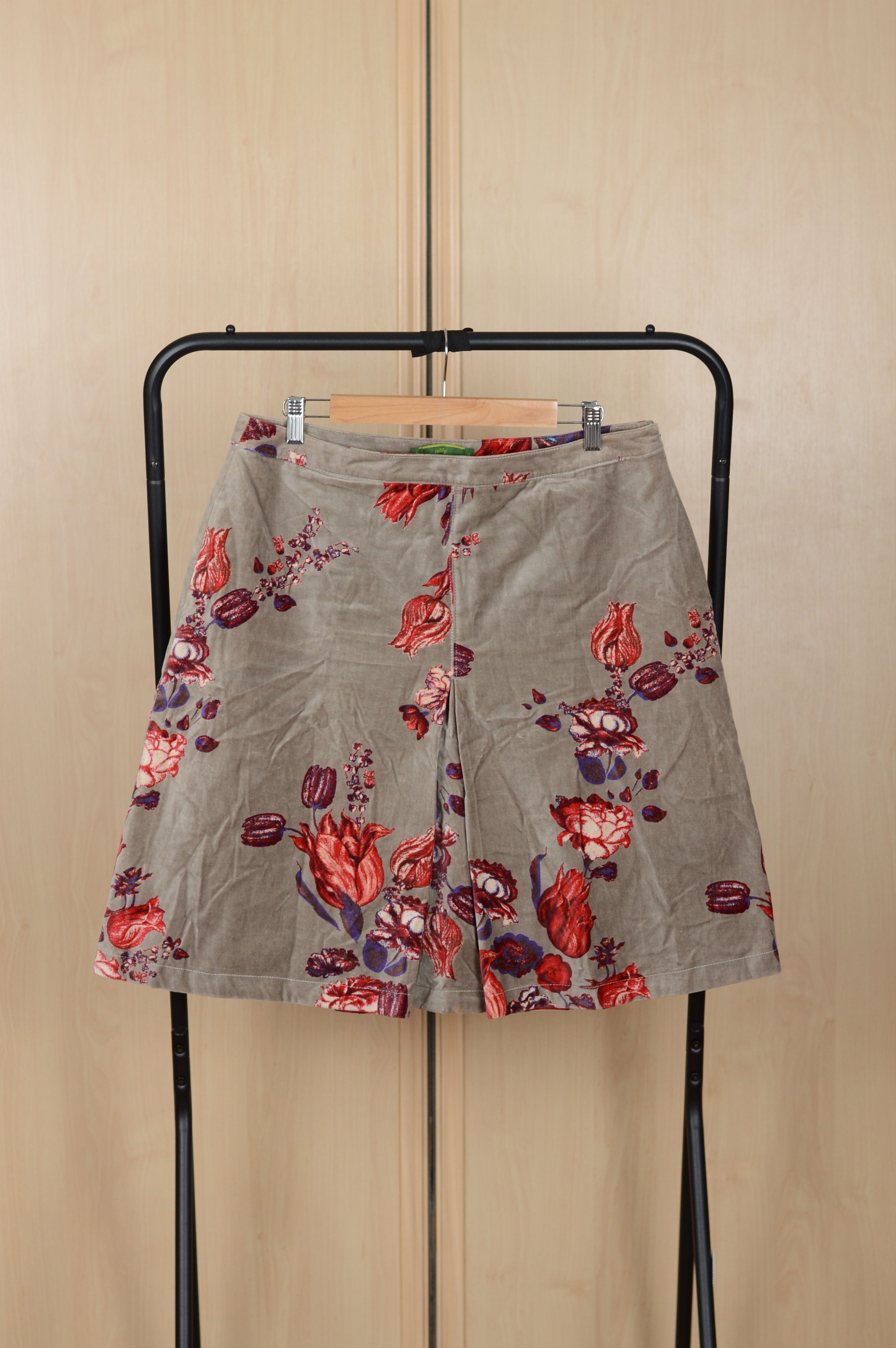 Oilily Oilily Flower Print Cotton Midi Skirt Size 30" / US 8 / IT 44 - 1 Thumbnail