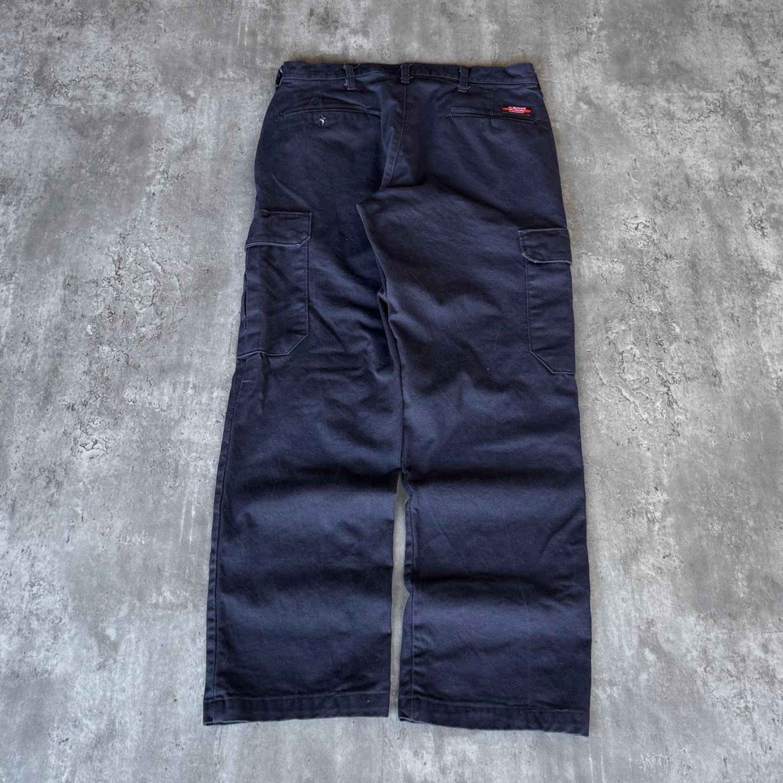 Bulwark × Carhartt Bulwark Carhartt Style Navy Blue Technical Cargo Pants Size US 34 / EU 50 - 2 Thumbnail