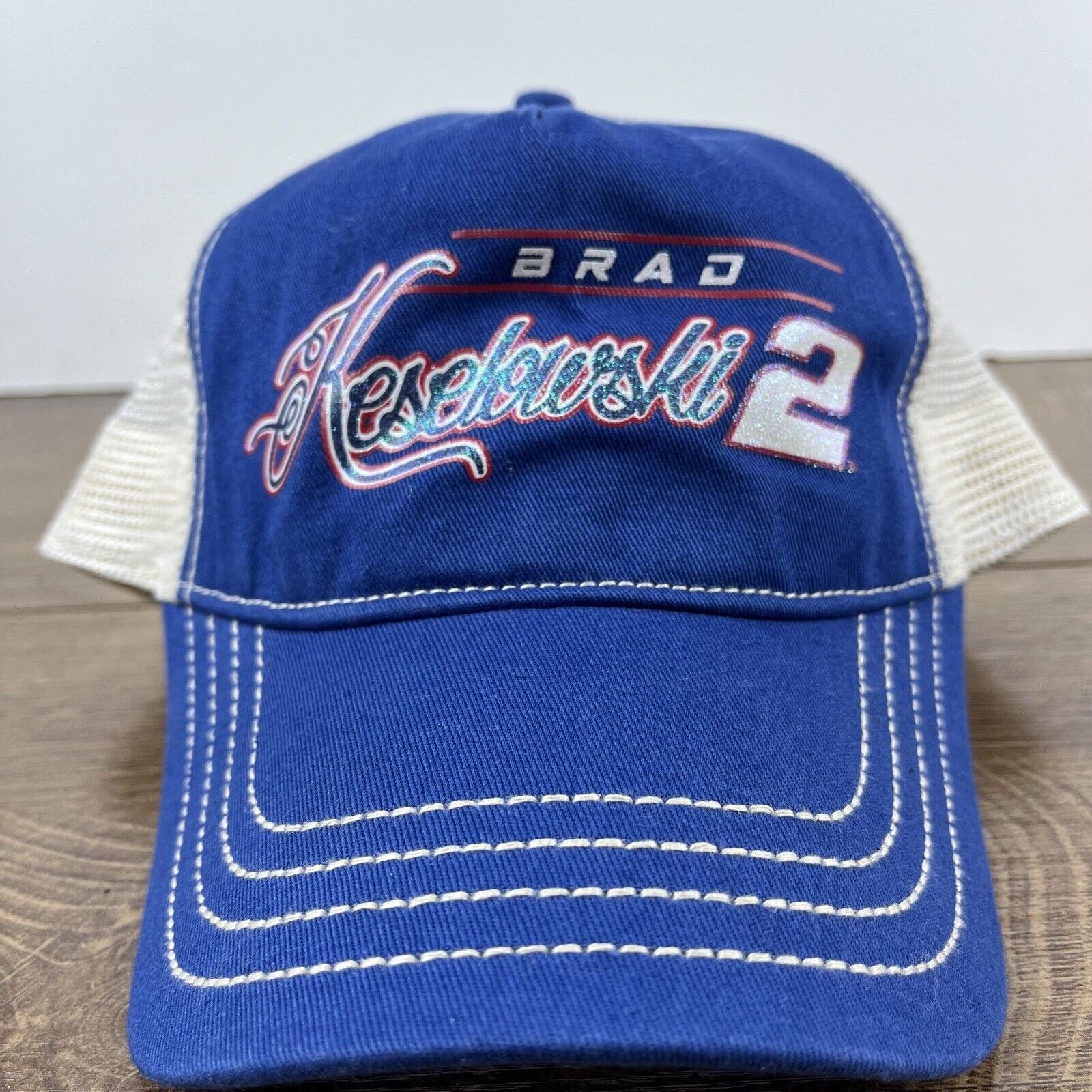 Other Brad Keselourski #2 Hat Snapback Hat Blue Hat Adjustable Blu Size ONE SIZE - 4 Thumbnail