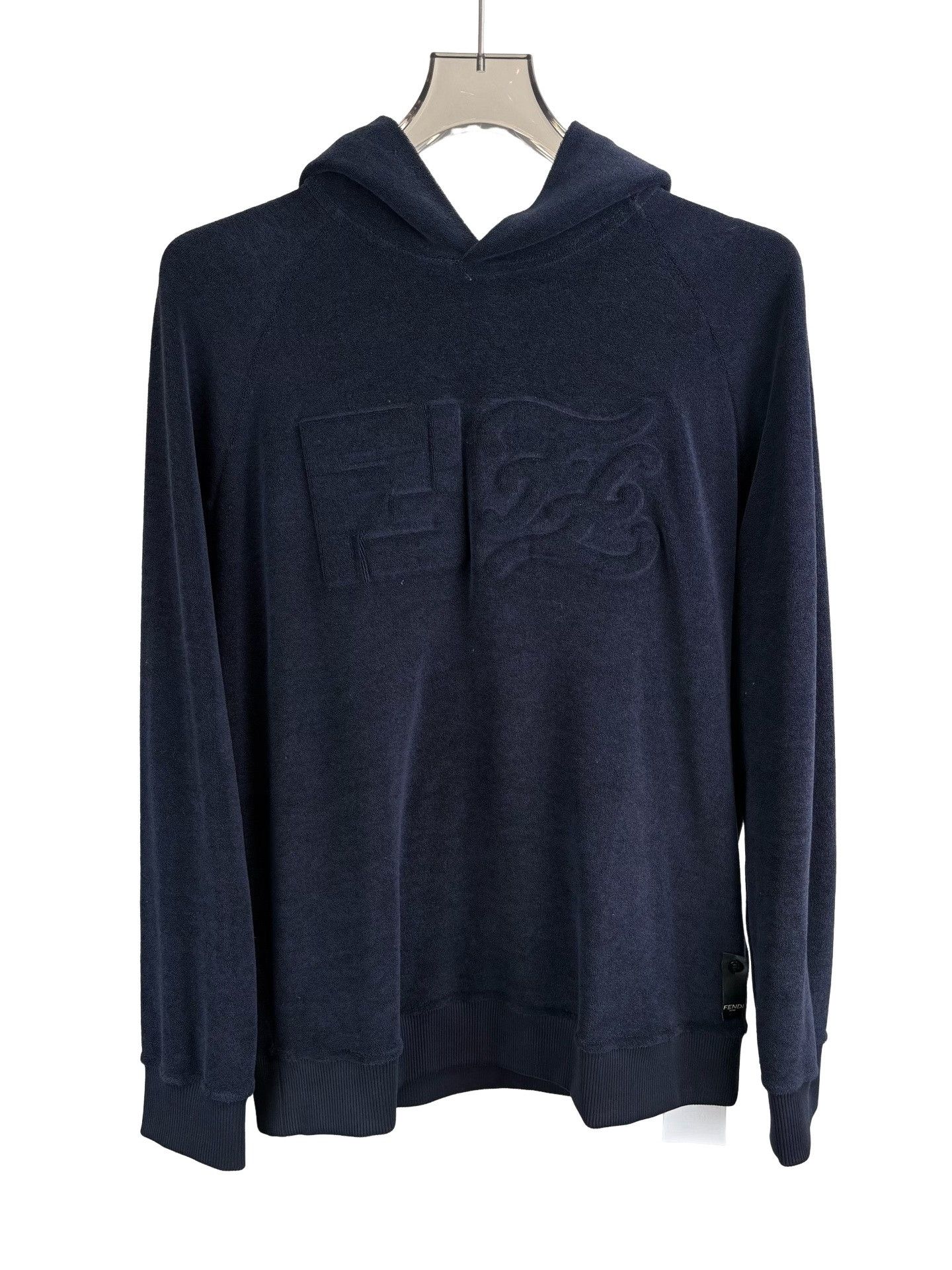 Fendi Fendi Embossed Logo Terry Hoodie XS Size US XS / EU 42 / 0 - 1 Thumbnail
