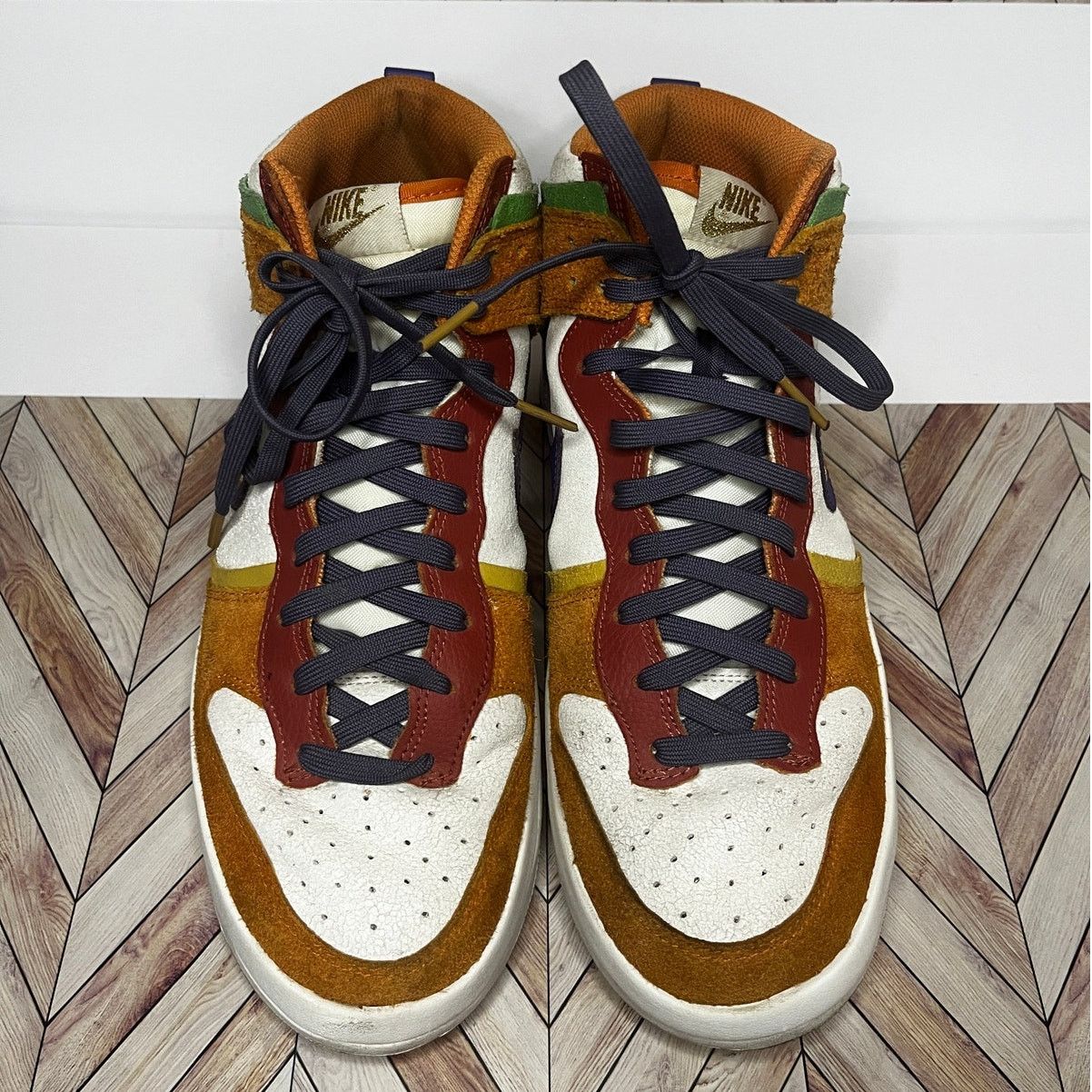 Nike Nike Dunk High Basketball Sneakers Setsubun Women's Size 10 Size US 10 / IT 40 - 4 Thumbnail