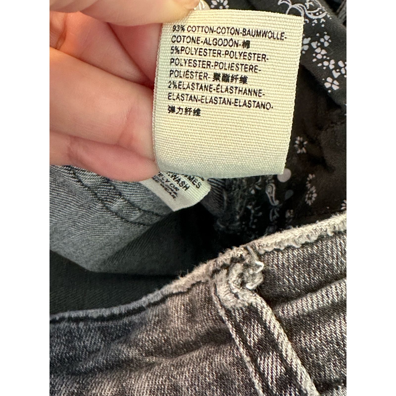 Free People We The Free black curvy ankle stretch jeans size 24 - 0 Size 25" / US 0 / IT 36 - 5 Thumbnail