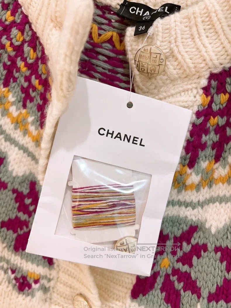 Chanel Chanel 18 Ski Sweater Cardigan sweater Size XS / US 0-2 / IT 36-38 - 9 Thumbnail