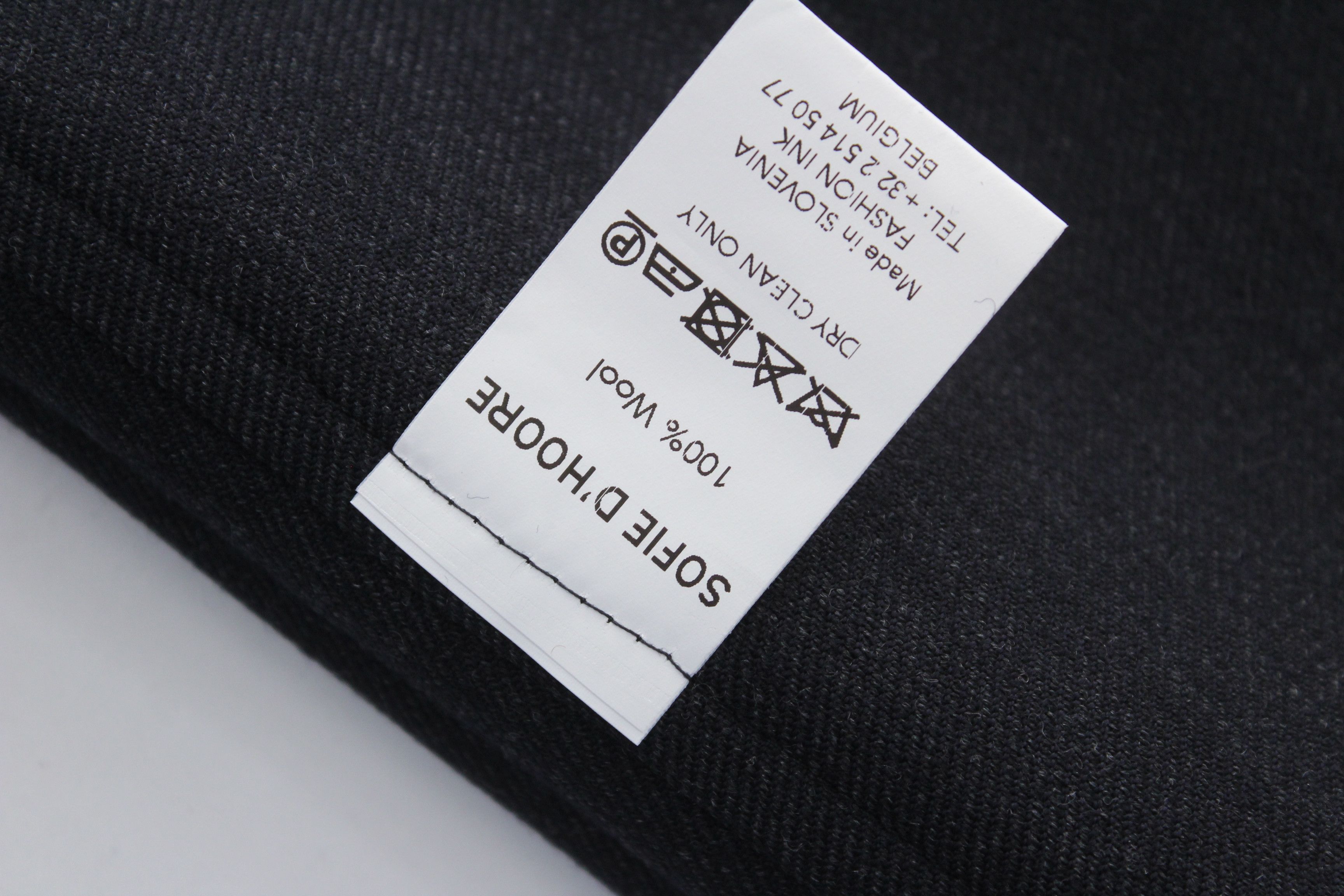 SOFIE D'HOORE Sofie D'Hoore 100% Wool Panel Midi Skirt Ink Blue Size 38 Size 26" / US 2 / IT 38 - 10 Thumbnail
