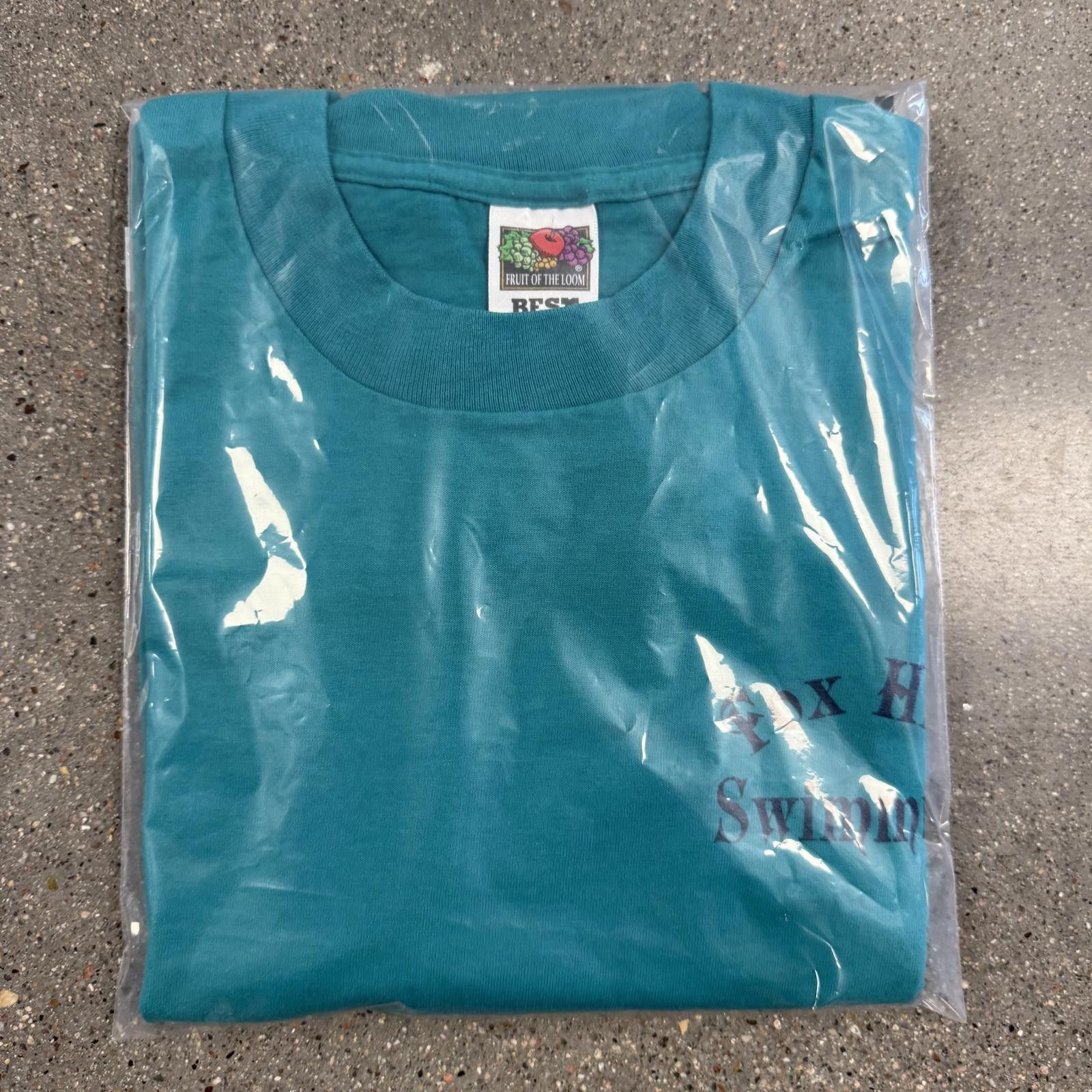 Fruit Of The Loom Vtg FOTL Single Stitch Fox Hill Swimming T-Shirt XL Size US L / EU 52-54 / 3 - 12 Thumbnail