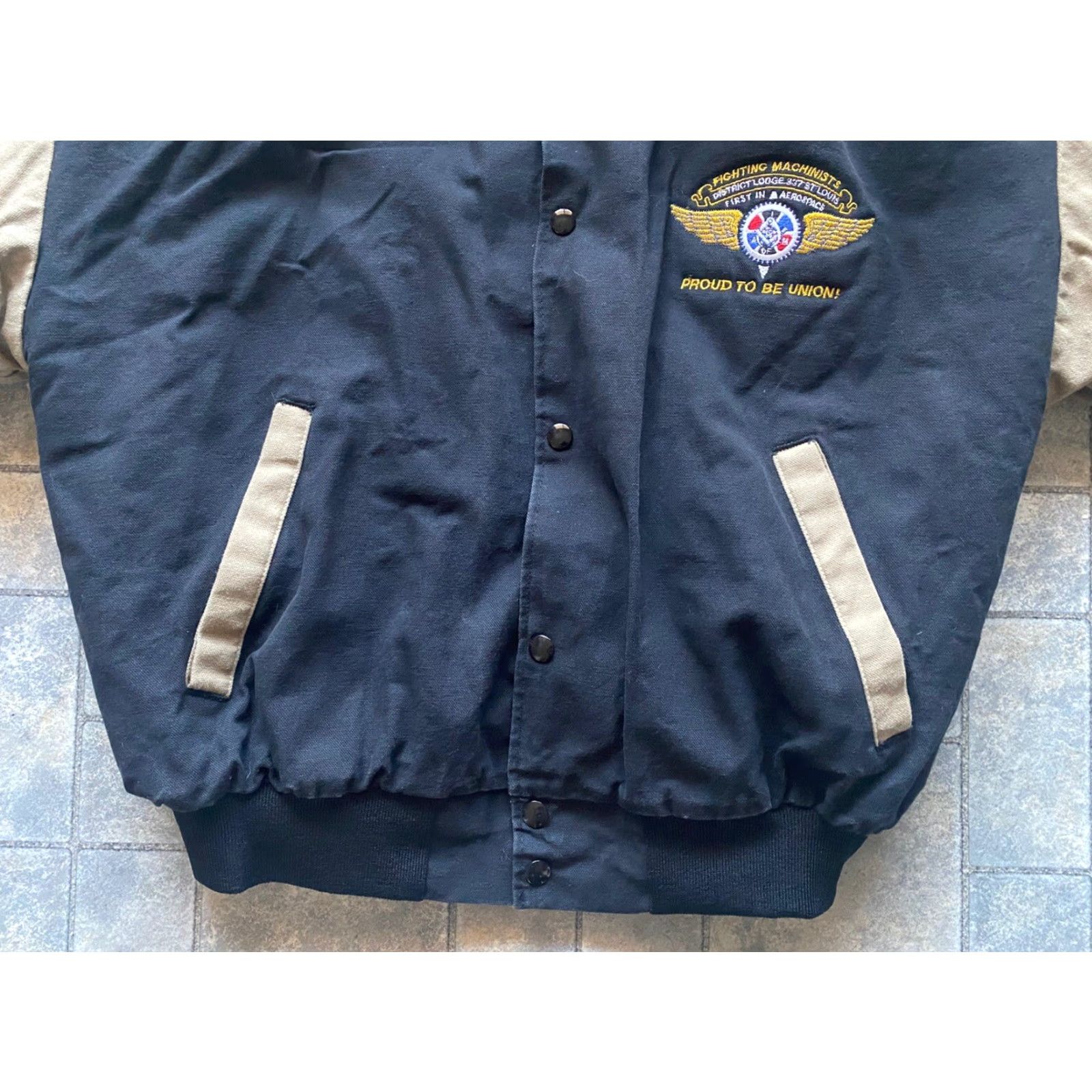 Vintage VINTAGE ASW Jackets Made In USA Mens Medium Fighting Machinists Union Aerospace Jacket Shirt? Size US M / EU 48-50 / 2 - 7 Thumbnail