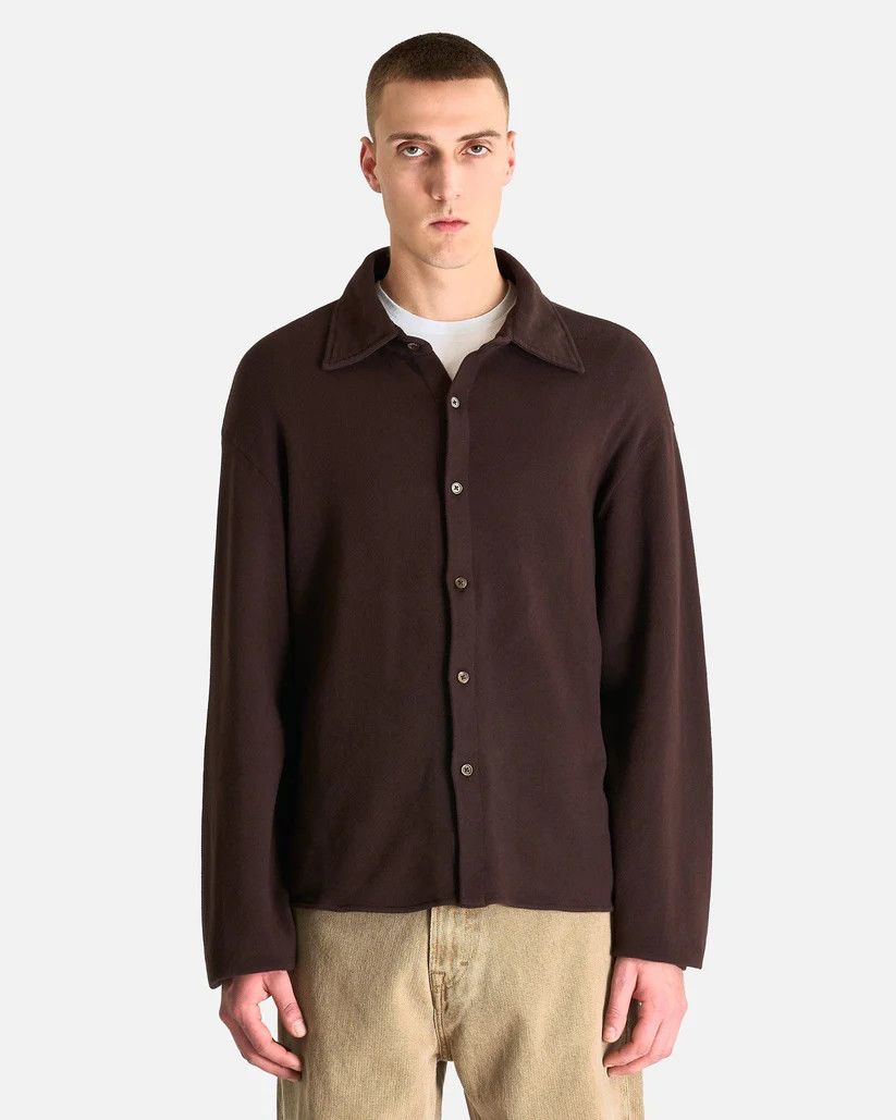 Our Legacy o1s1v1r1oon0825 Recovery Shirt in Deep Brown Size US L / EU 52-54 / 3 - 1 Thumbnail