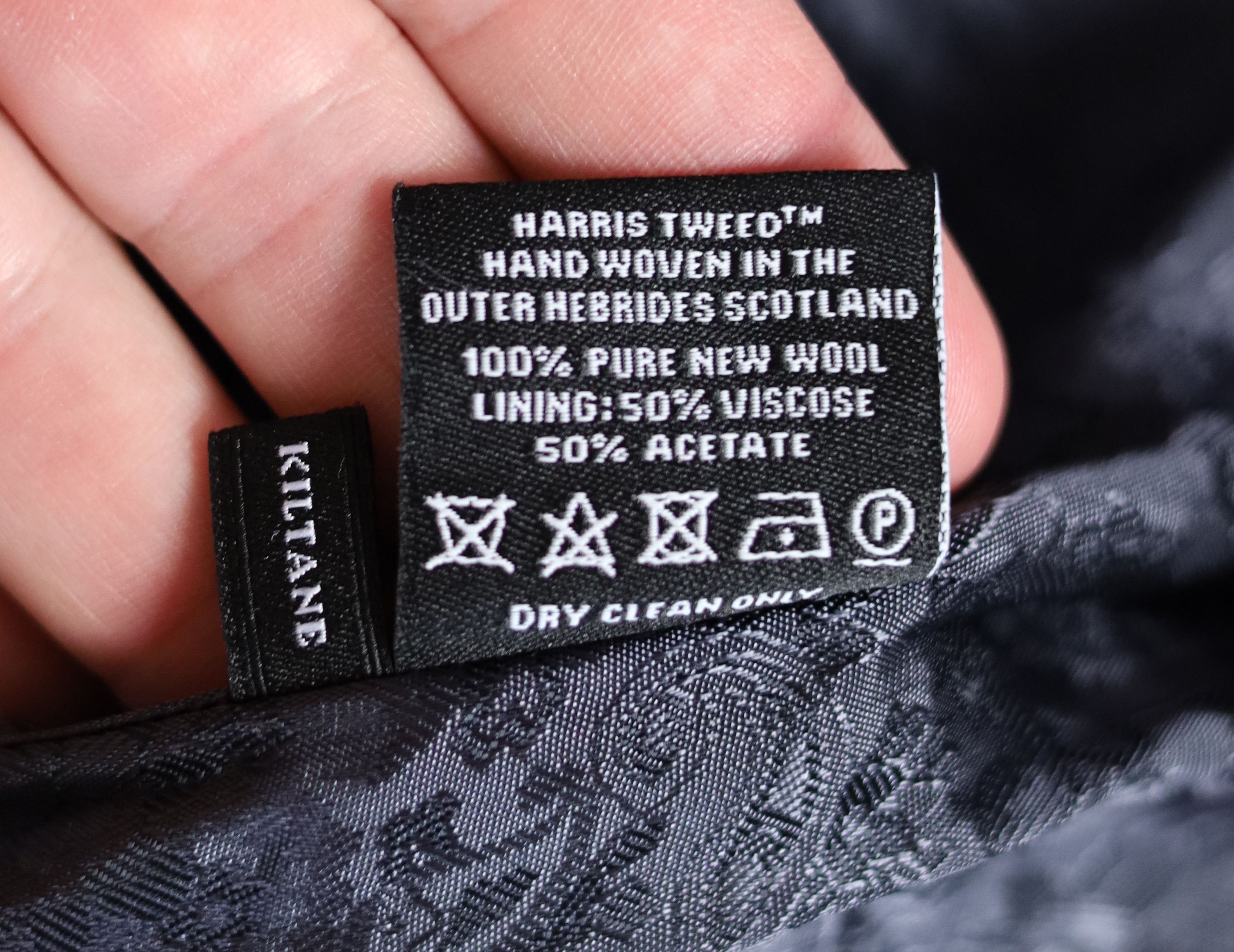 Harris Tweed Men's Kiltane Harris Tweed Bomber Jacket - Dogstooth Size US M / EU 48-50 / 2 - 7 Thumbnail